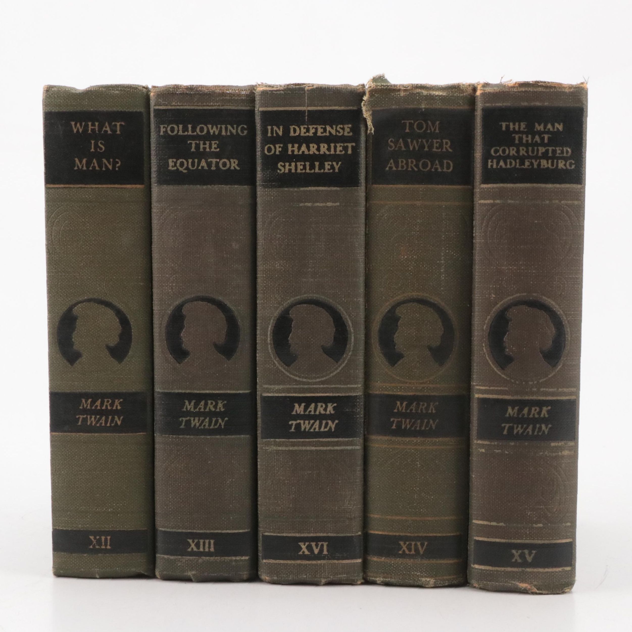 Authorized Edition "The Complete Works of Mark Twain" Partial Set, 1929