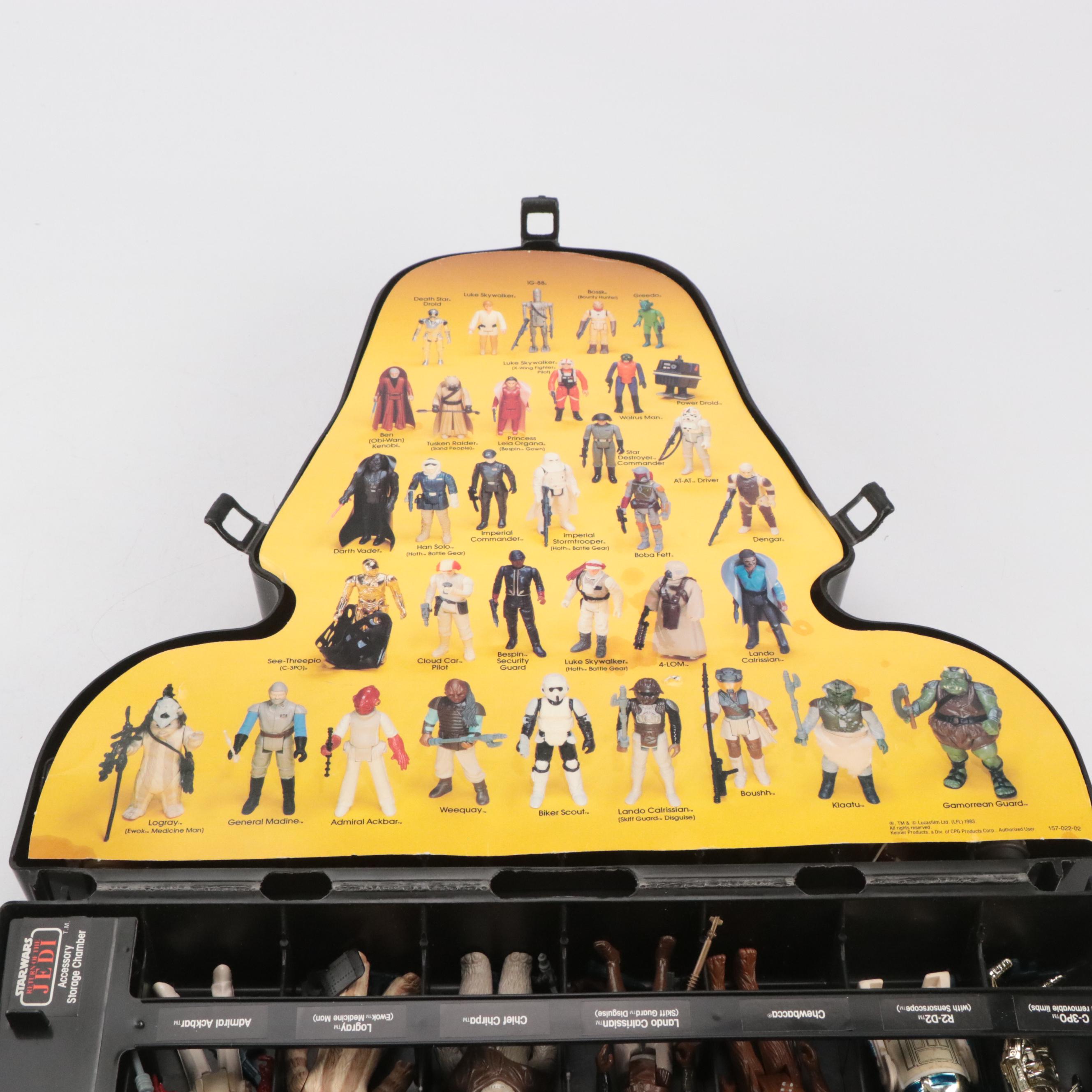 Kenner Star Wars Action Figure Set in Darth Vader Storage Case