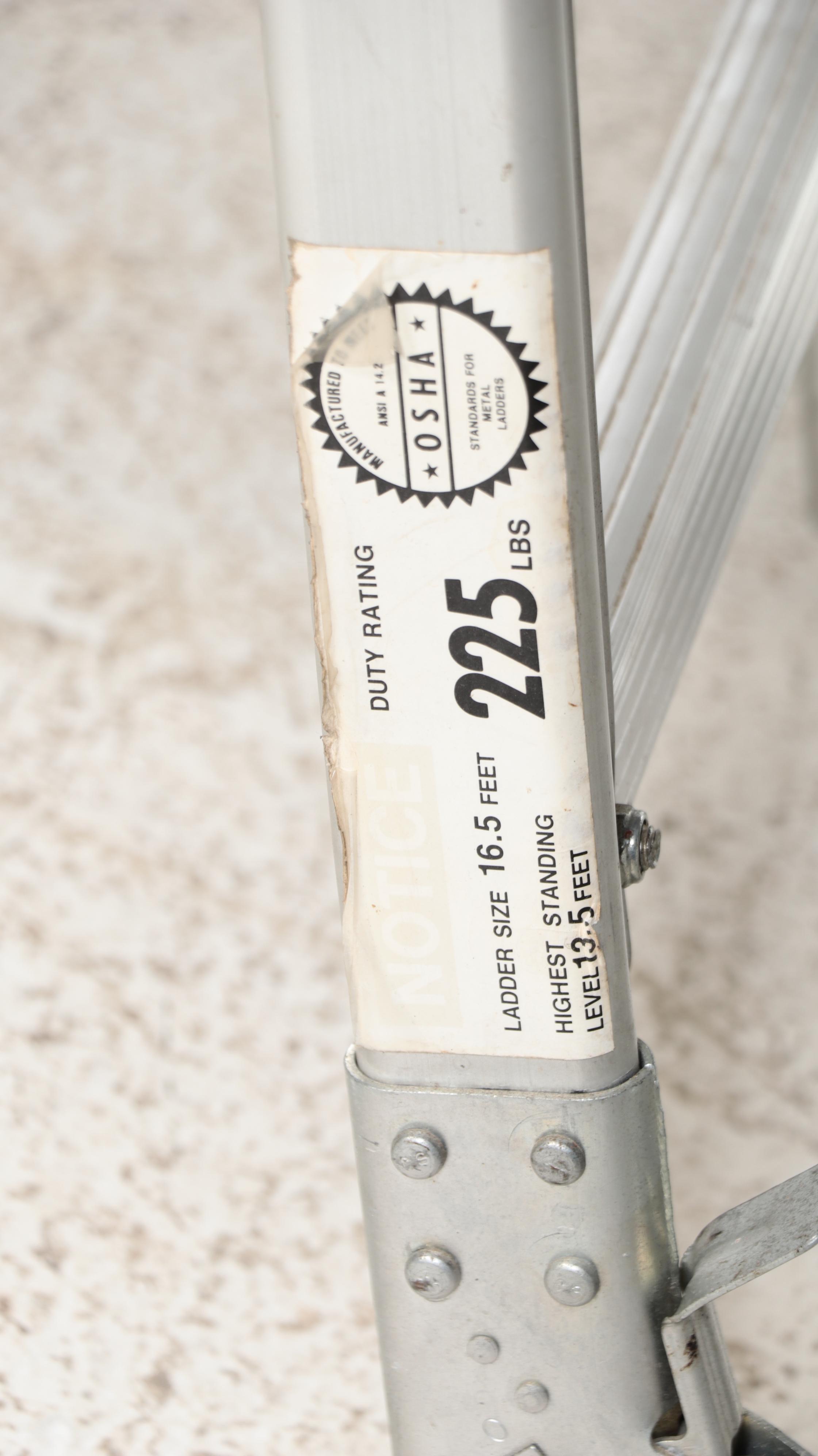 16'6 Aluminum Collapsing Ladder