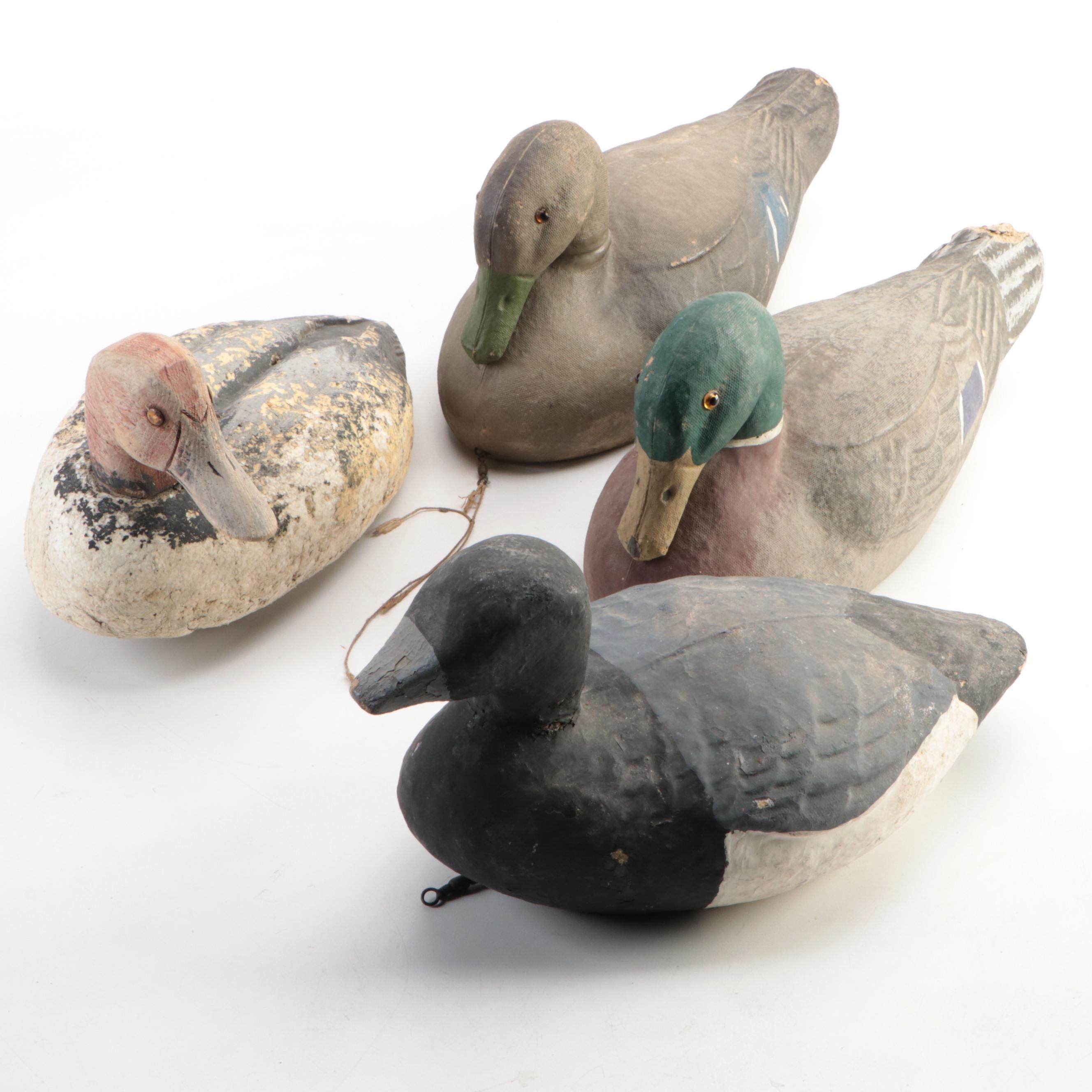 Animal Trap Co. and Other Duck Decoys, Early to Mid-20th Century