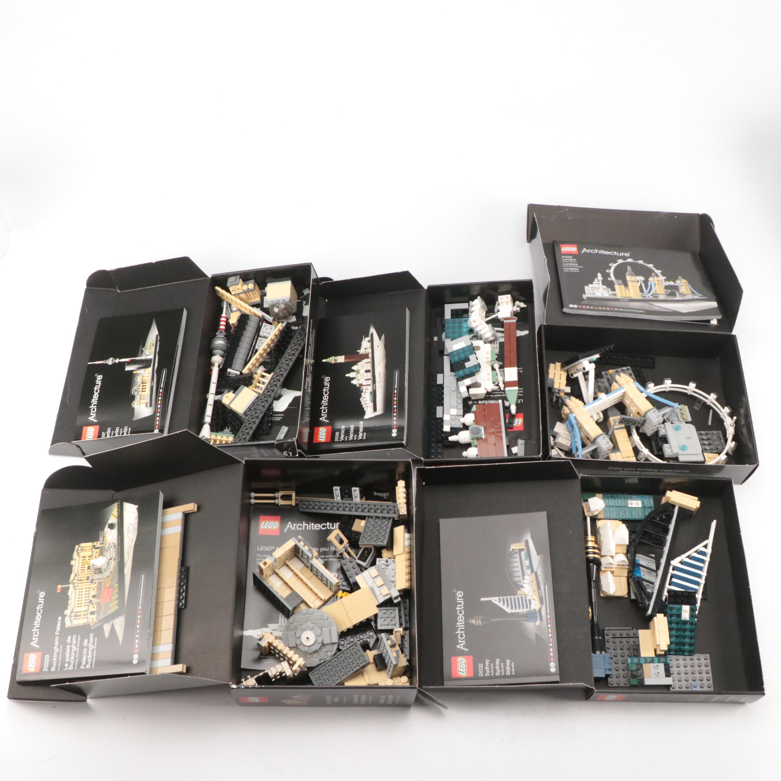 LEGO Architecture Venice, Sydney, London, and More Construction Sets