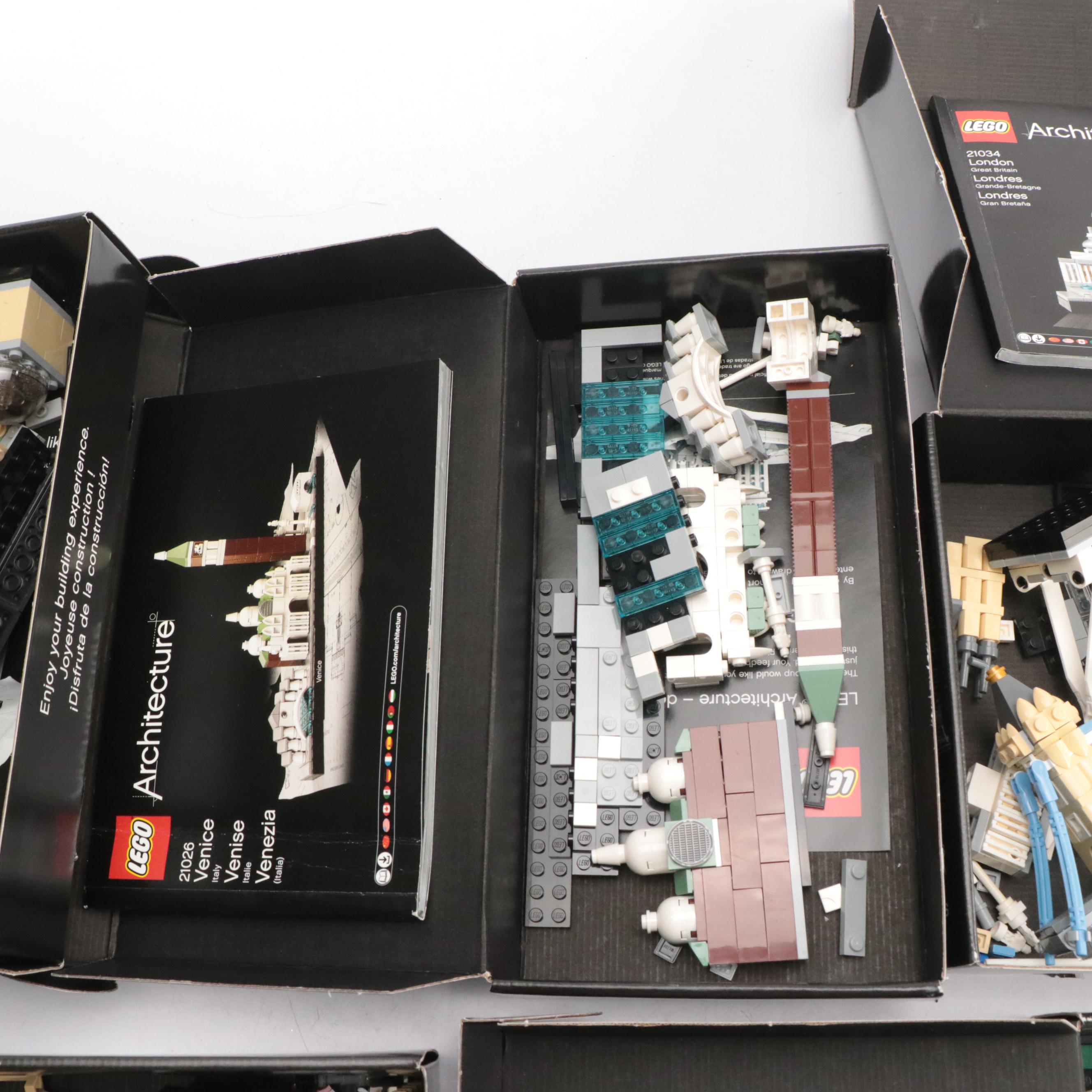 LEGO Architecture Venice, Sydney, London, and More Construction Sets