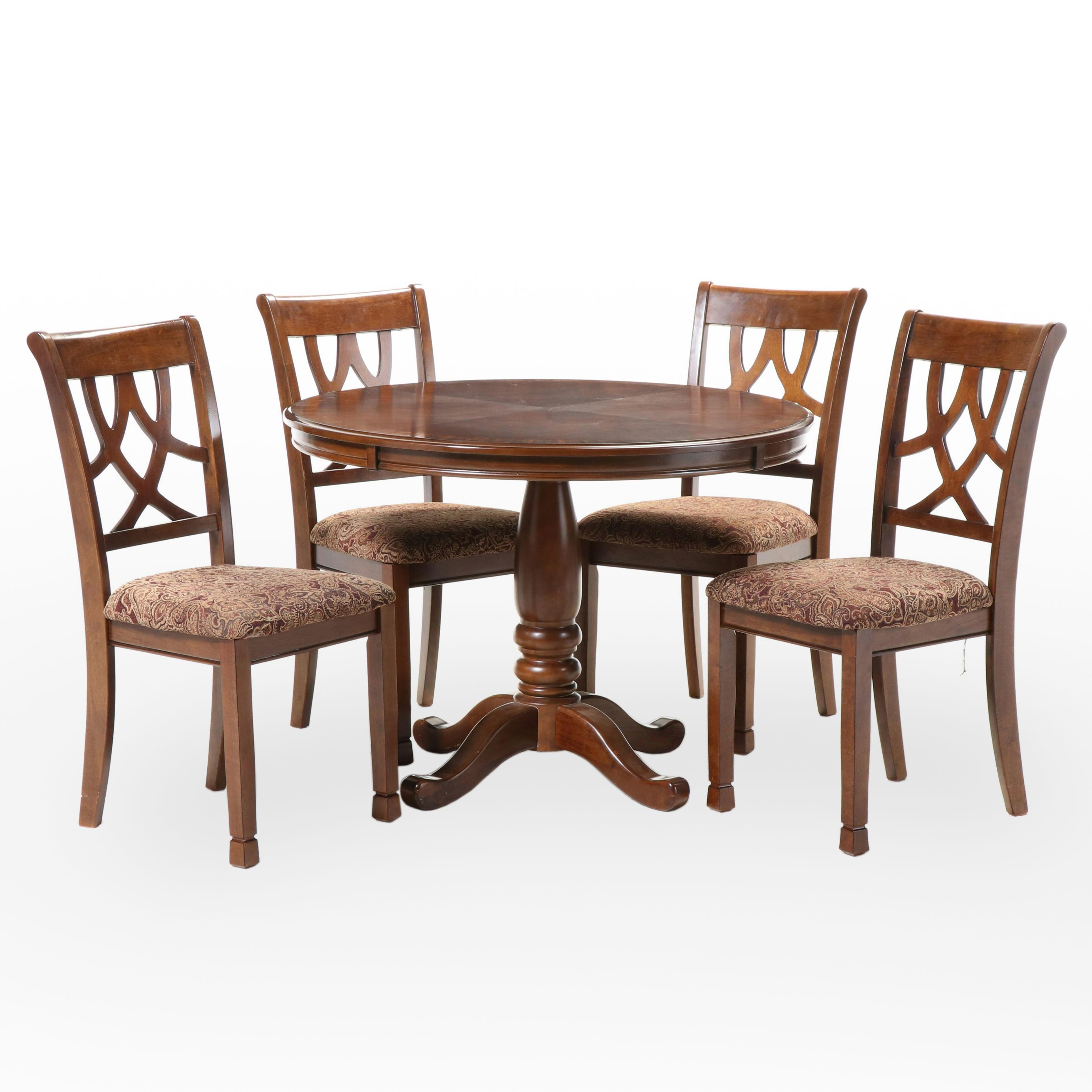 Five-Piece Ashley Furniture "Leahlyn" Hardwood Dining Set