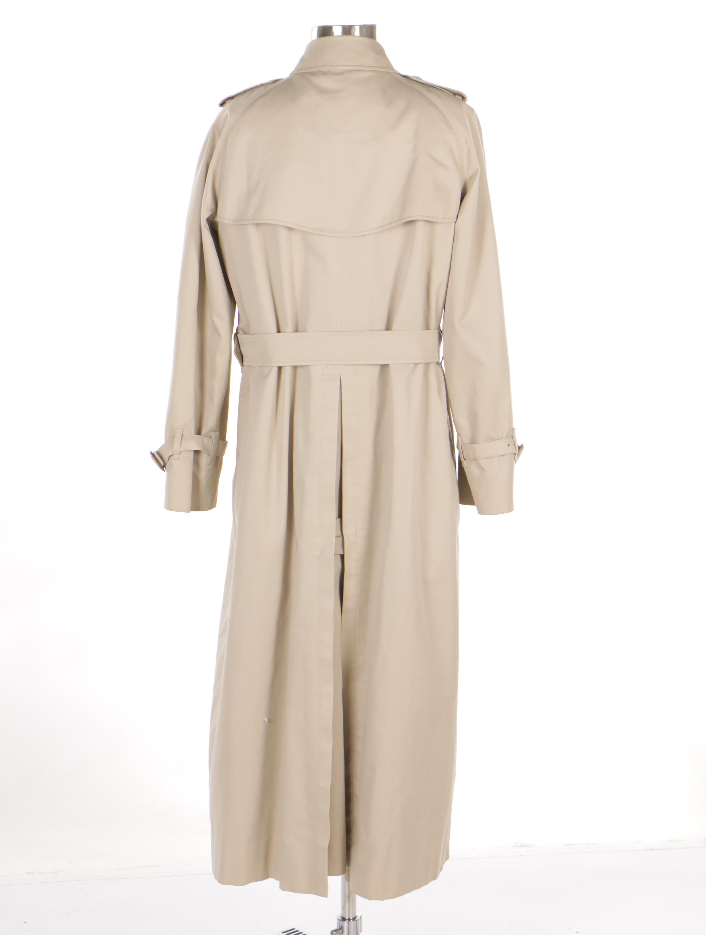 Burberry Khaki Unlined Belted Trench Coat main image 0