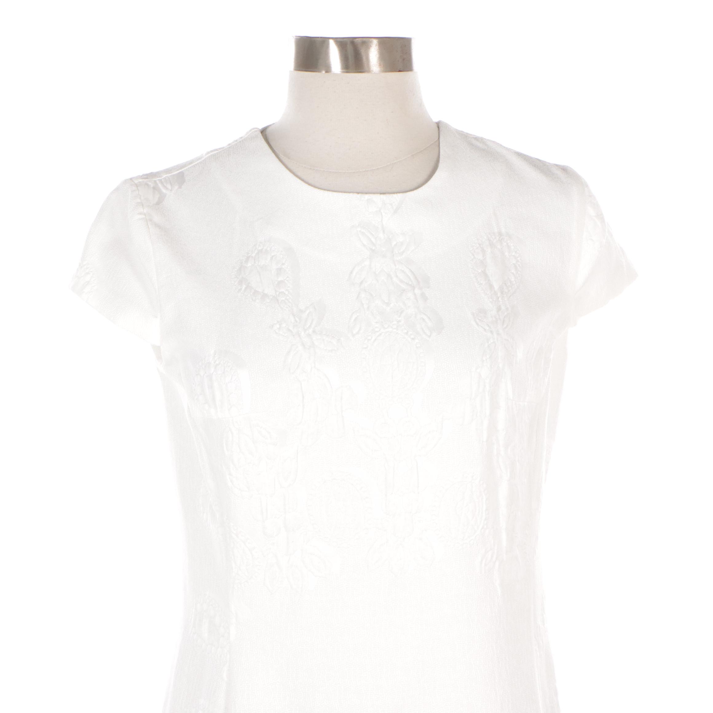 Emelia Wickstead Textured Cotton Ruffle Hem Dress, Phuong My Silk/Wool Dress