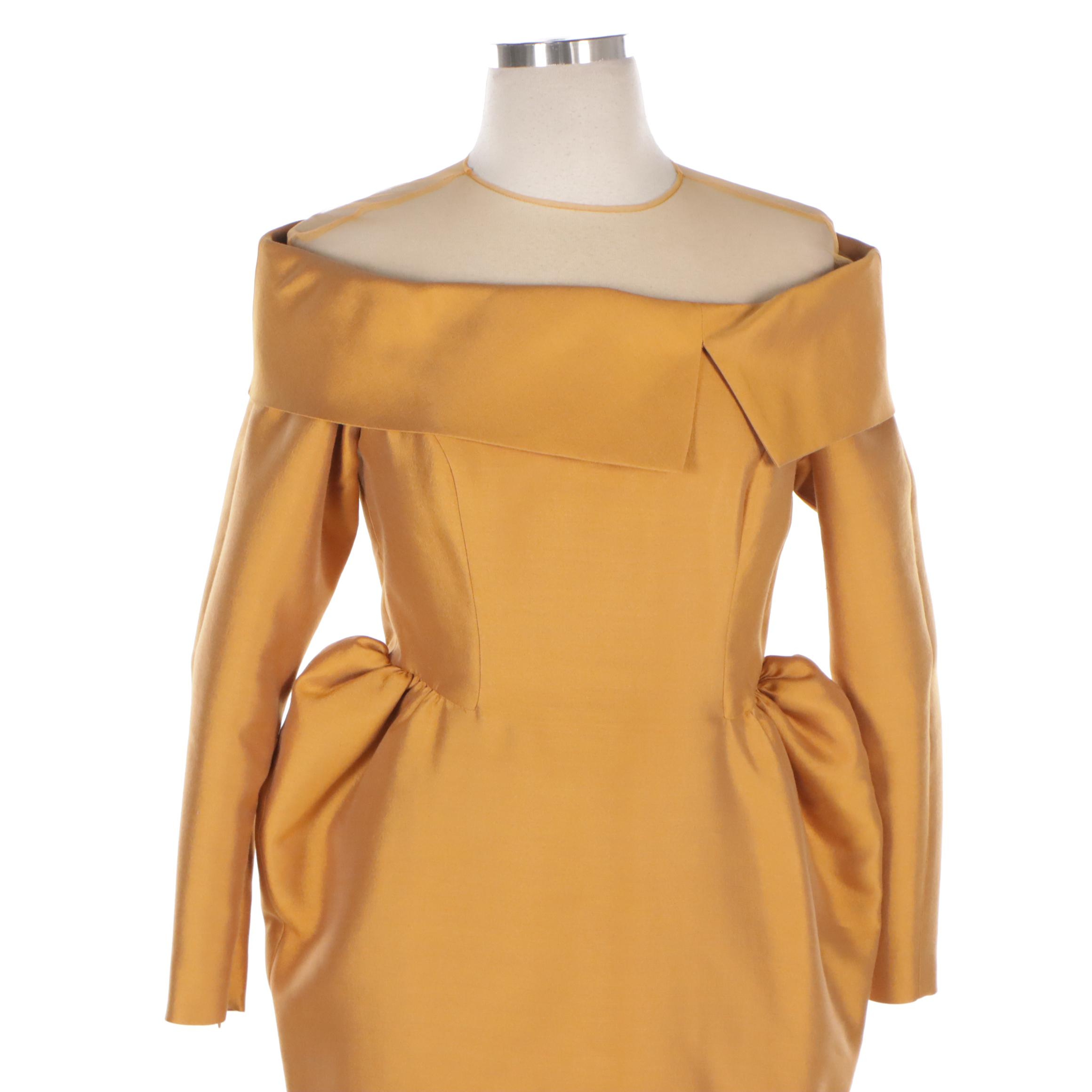 Emelia Wickstead Textured Cotton Ruffle Hem Dress, Phuong My Silk/Wool Dress