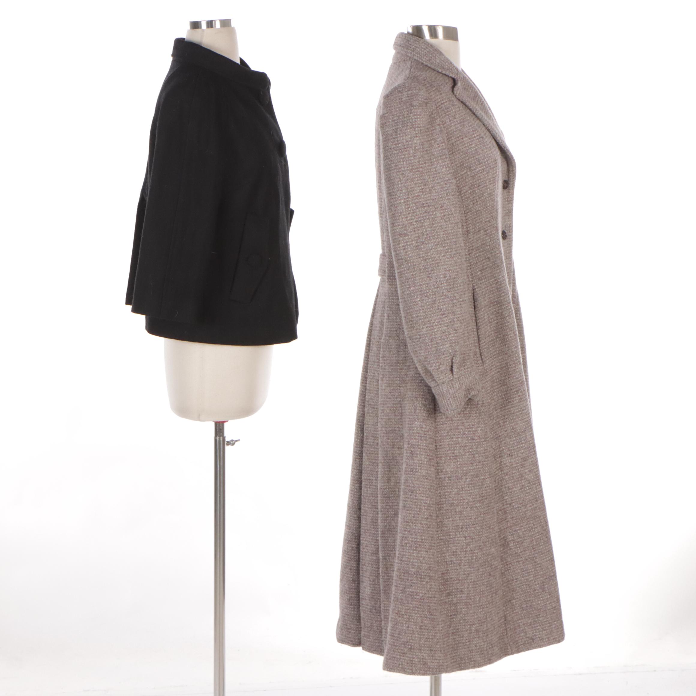 Paul Harris Tweed Trench Coat and BB Dakota Wool Overcoat