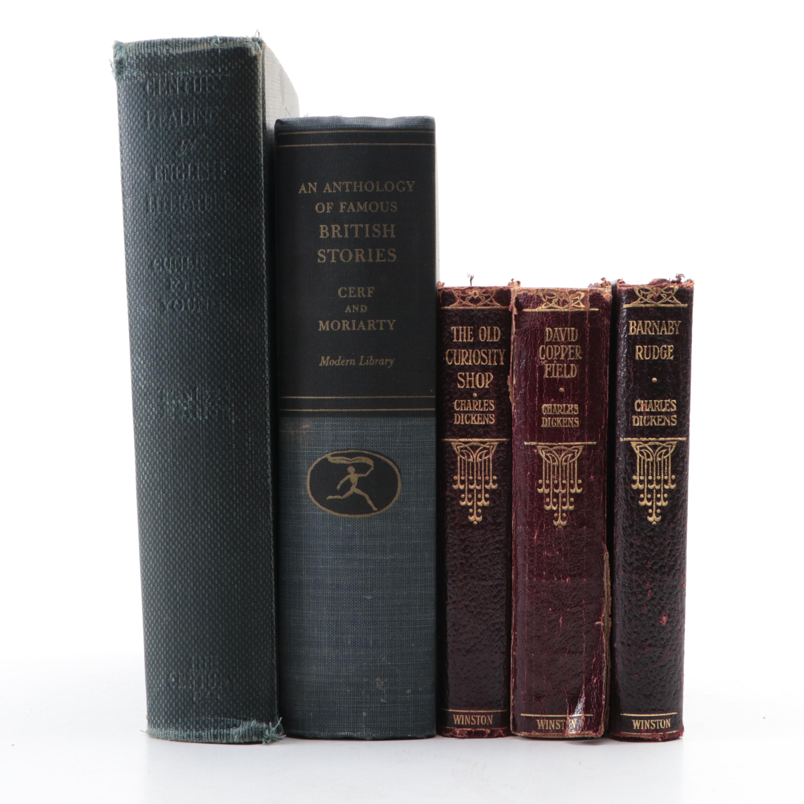 "David Copperfield" and More by Charles Dickens with British Anthologies