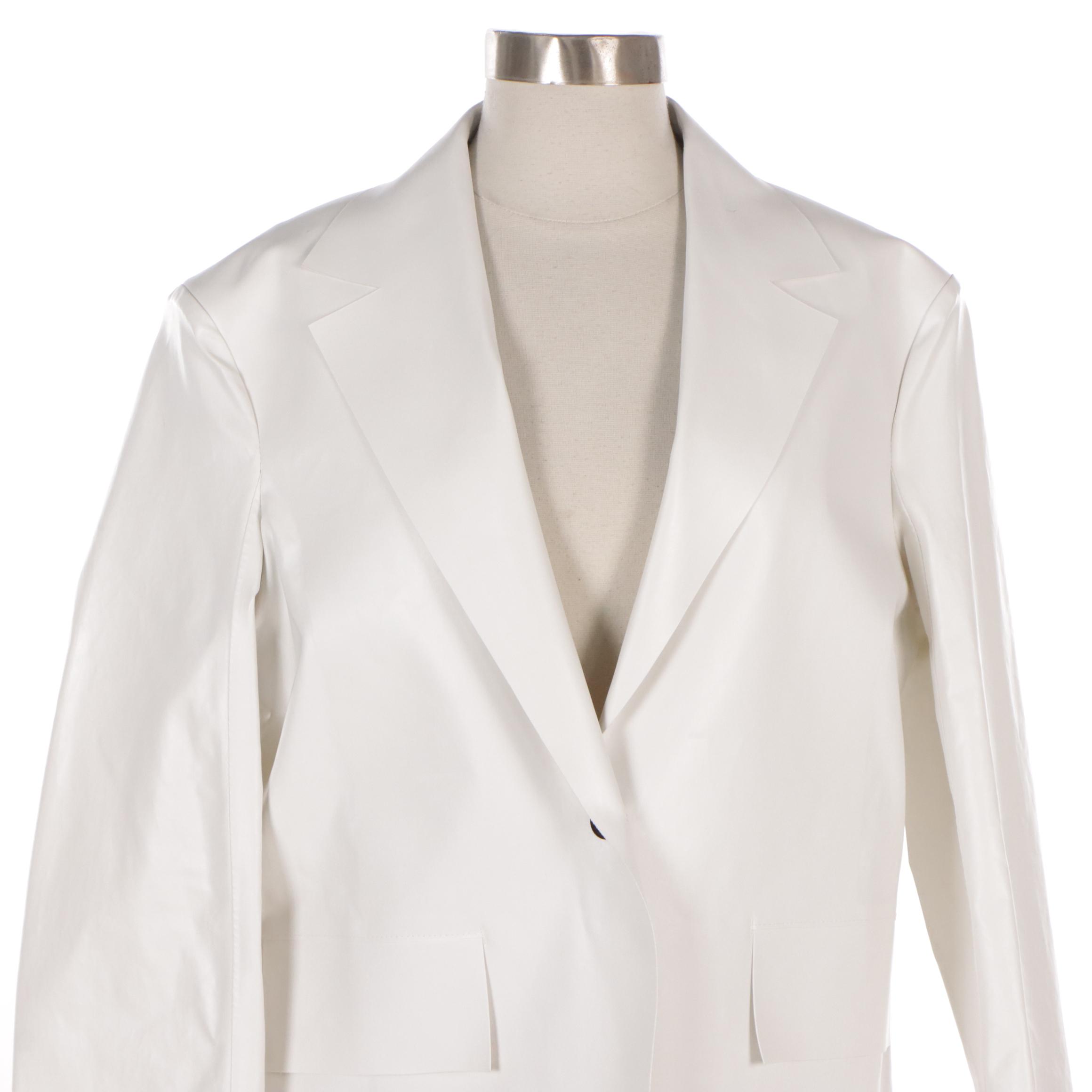 Kassl Editions Original Black Hip Oil Coat and White Oil Coat