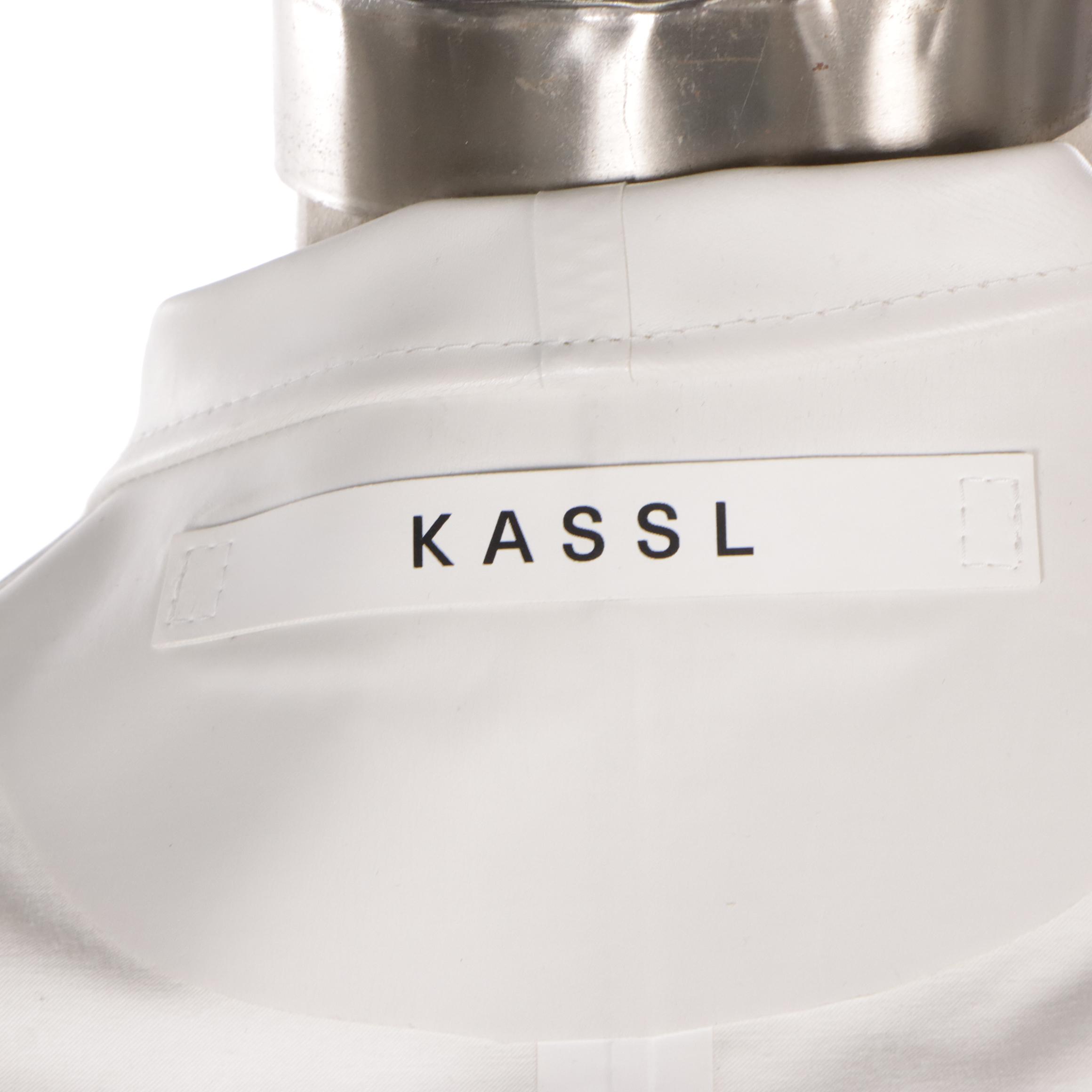 Kassl Editions Original Black Hip Oil Coat and White Oil Coat