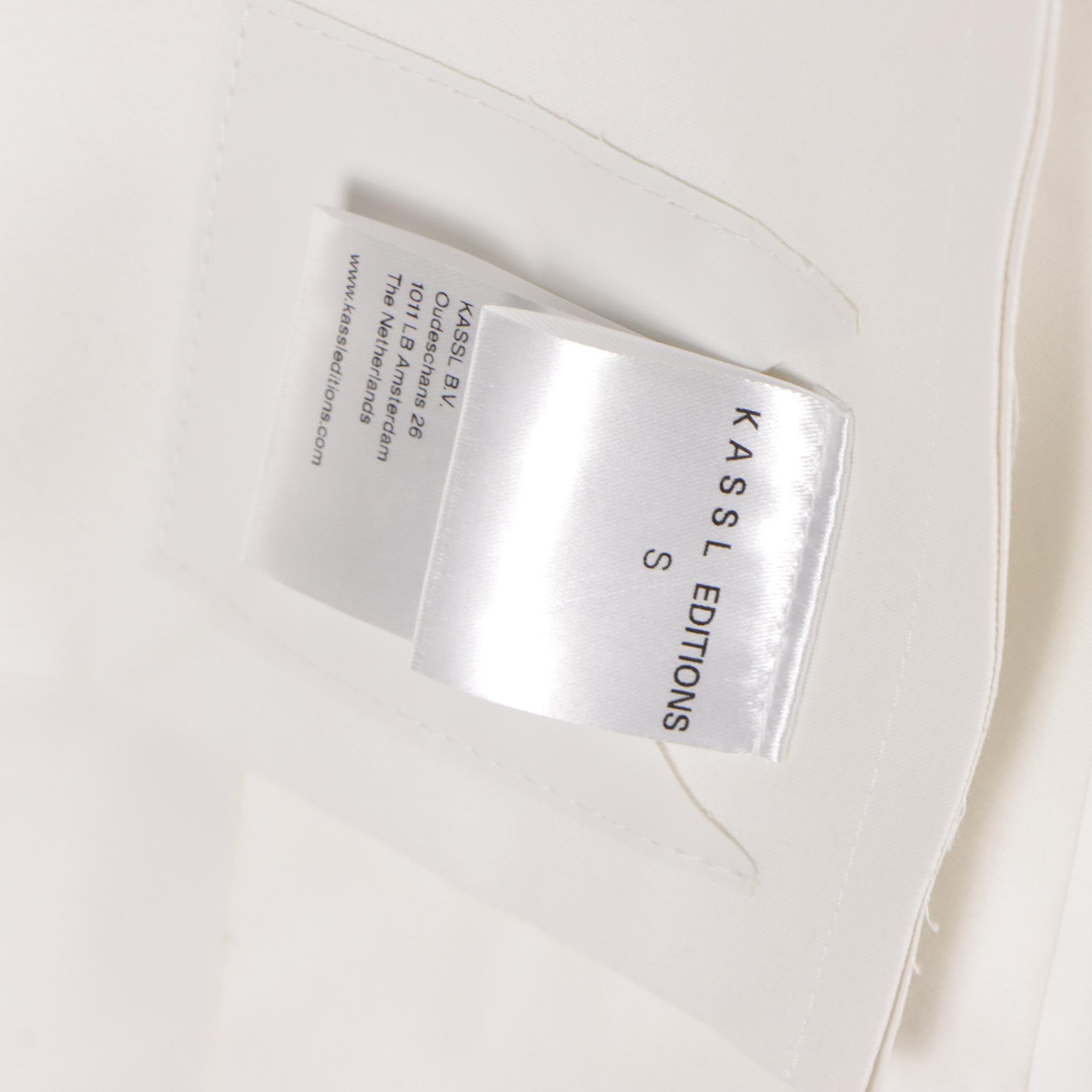 Kassl Editions Original Black Hip Oil Coat and White Oil Coat