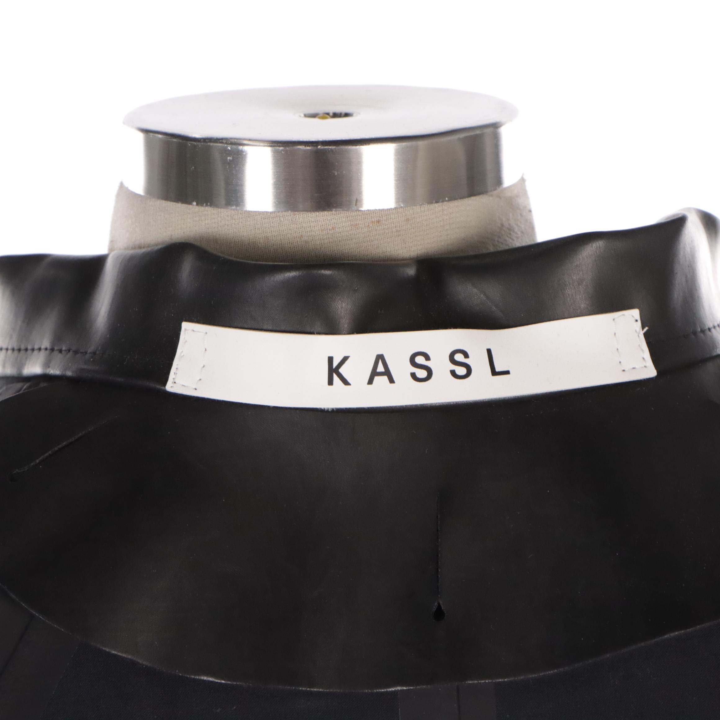 Kassl Editions Original Black Hip Oil Coat and White Oil Coat
