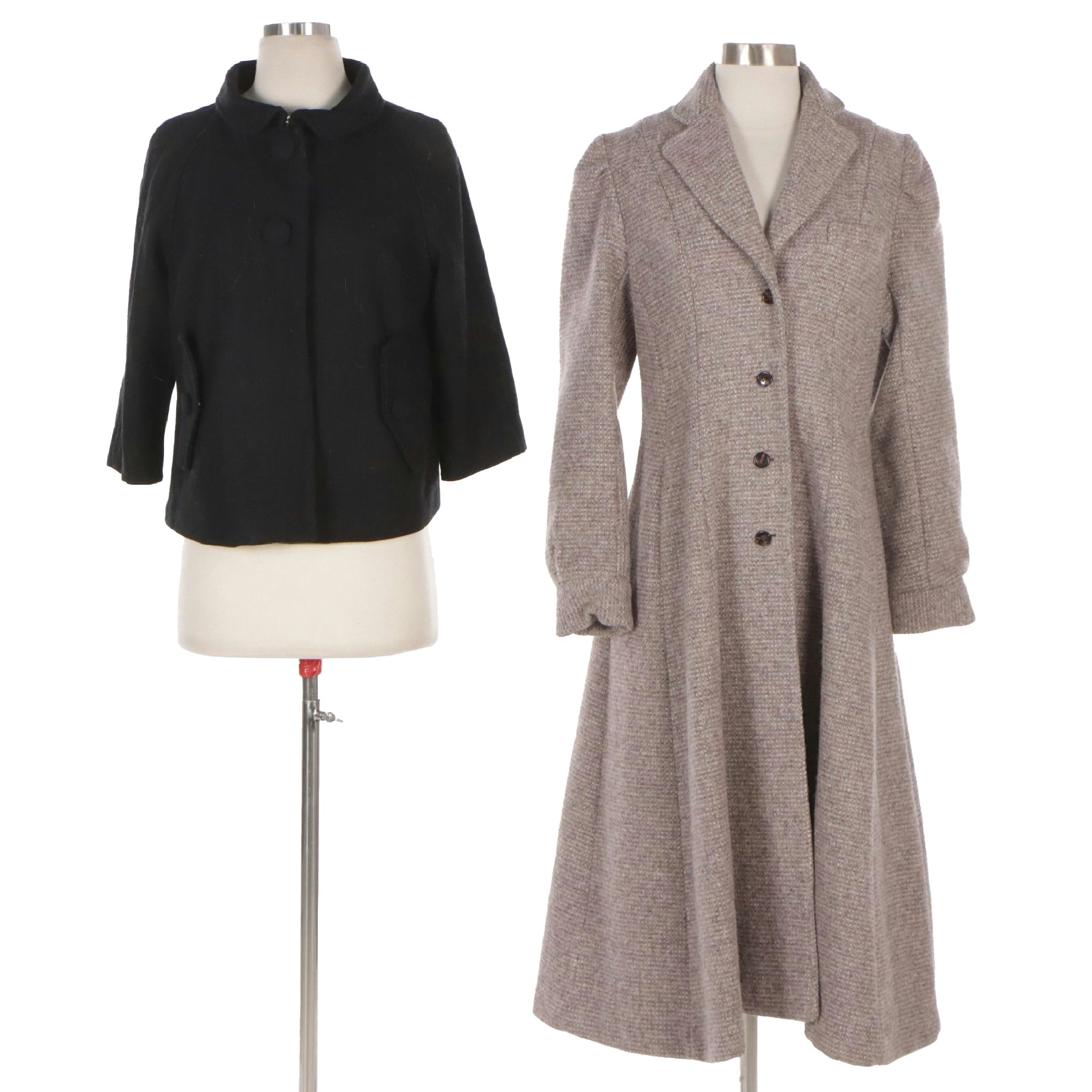 Paul Harris Tweed Trench Coat and BB Dakota Wool Overcoat