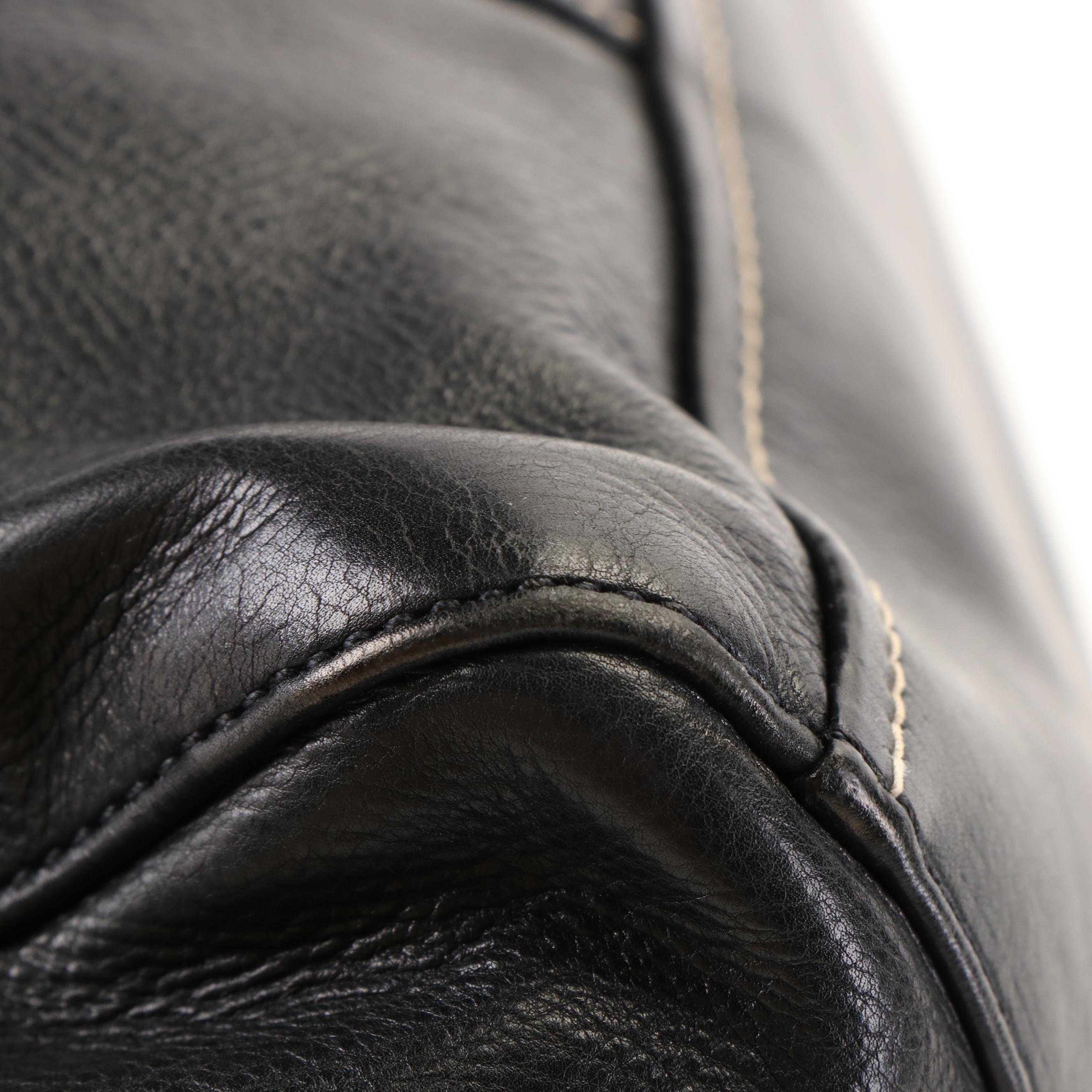 Prada Shoulder Bag in Black Leather