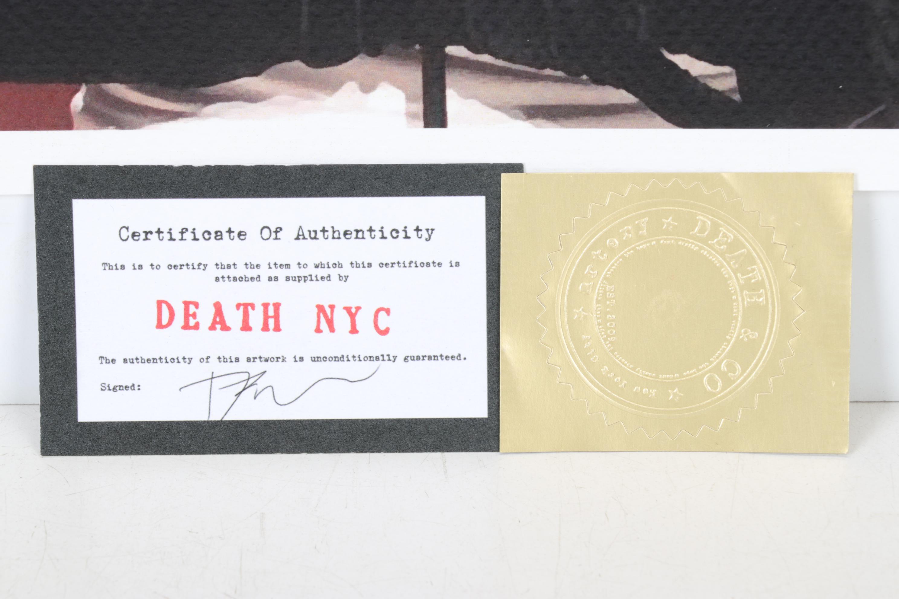 Death NYC Pop Art Graphic Print Featuring Taylor Swift, 2023