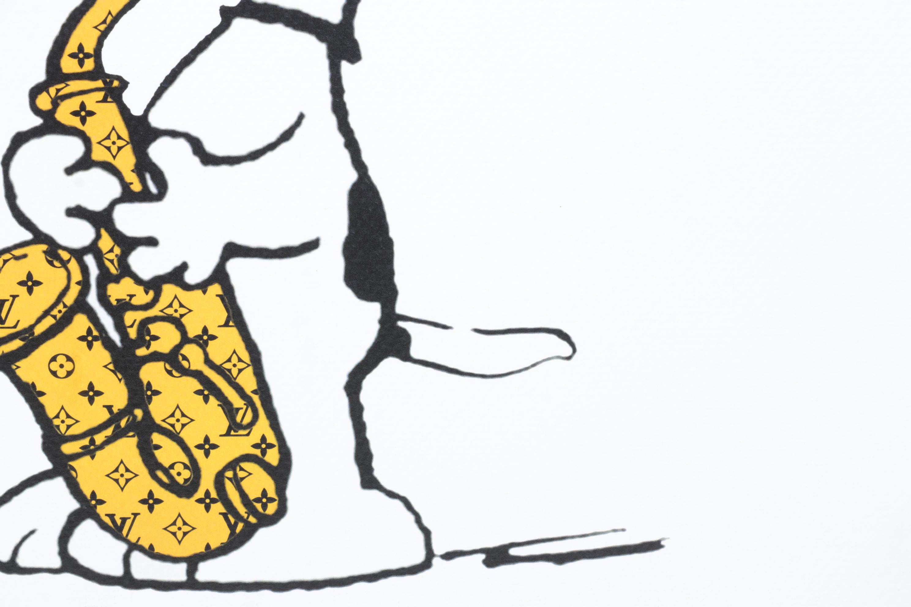 Death NYC Pop Art Graphic Print Featuring Snoopy and Woodstock, 2023