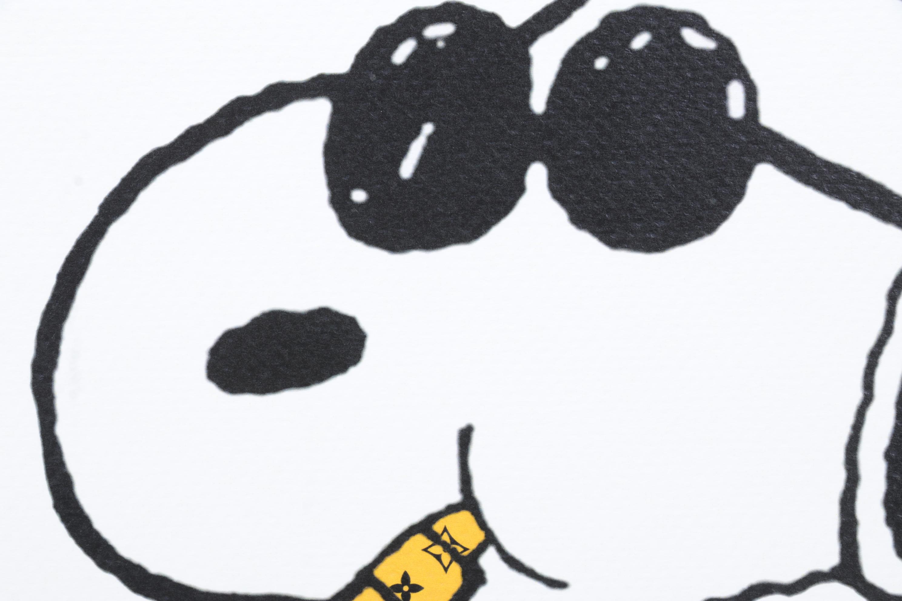 Death NYC Pop Art Graphic Print Featuring Snoopy and Woodstock, 2023