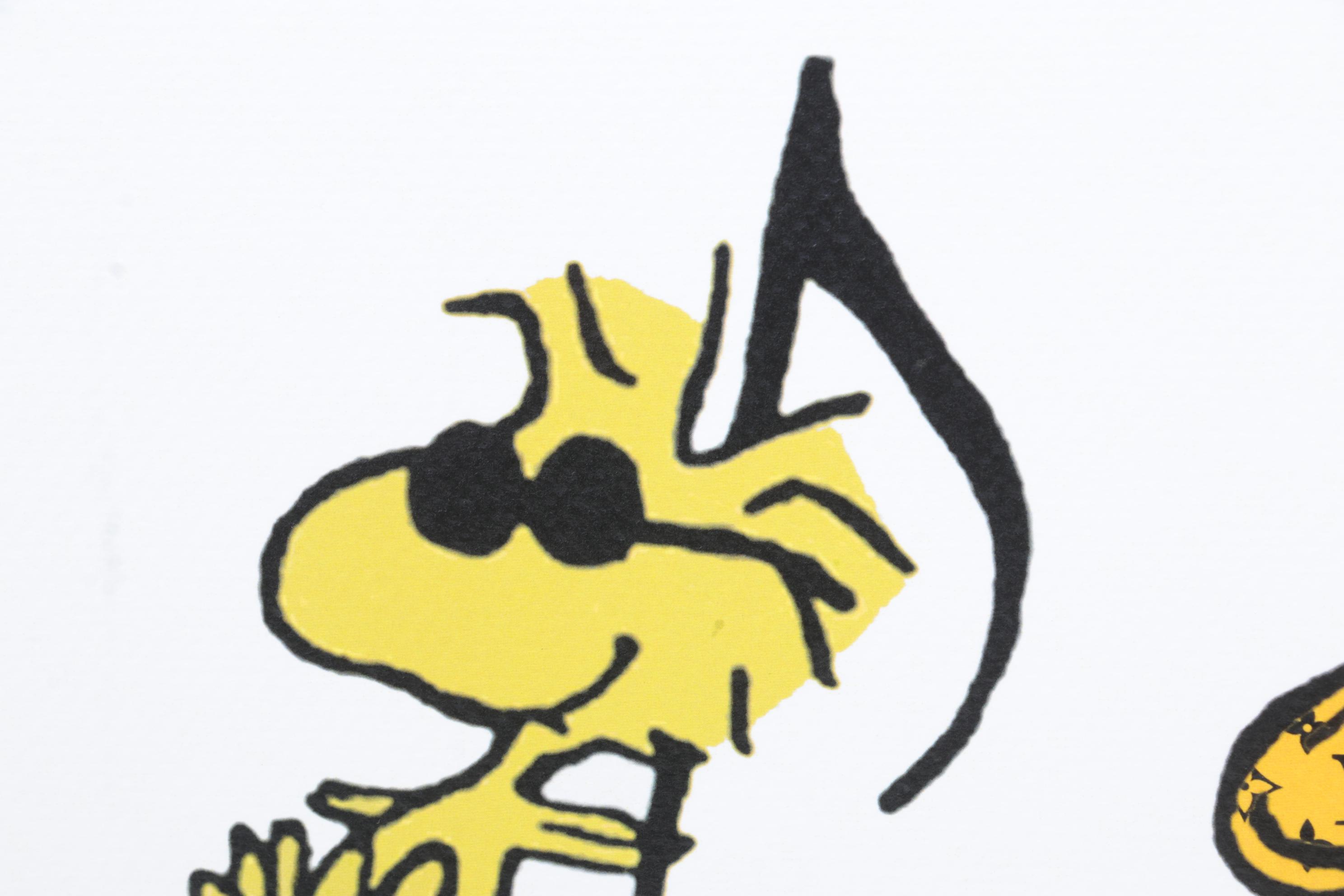 Death NYC Pop Art Graphic Print Featuring Snoopy and Woodstock, 2023