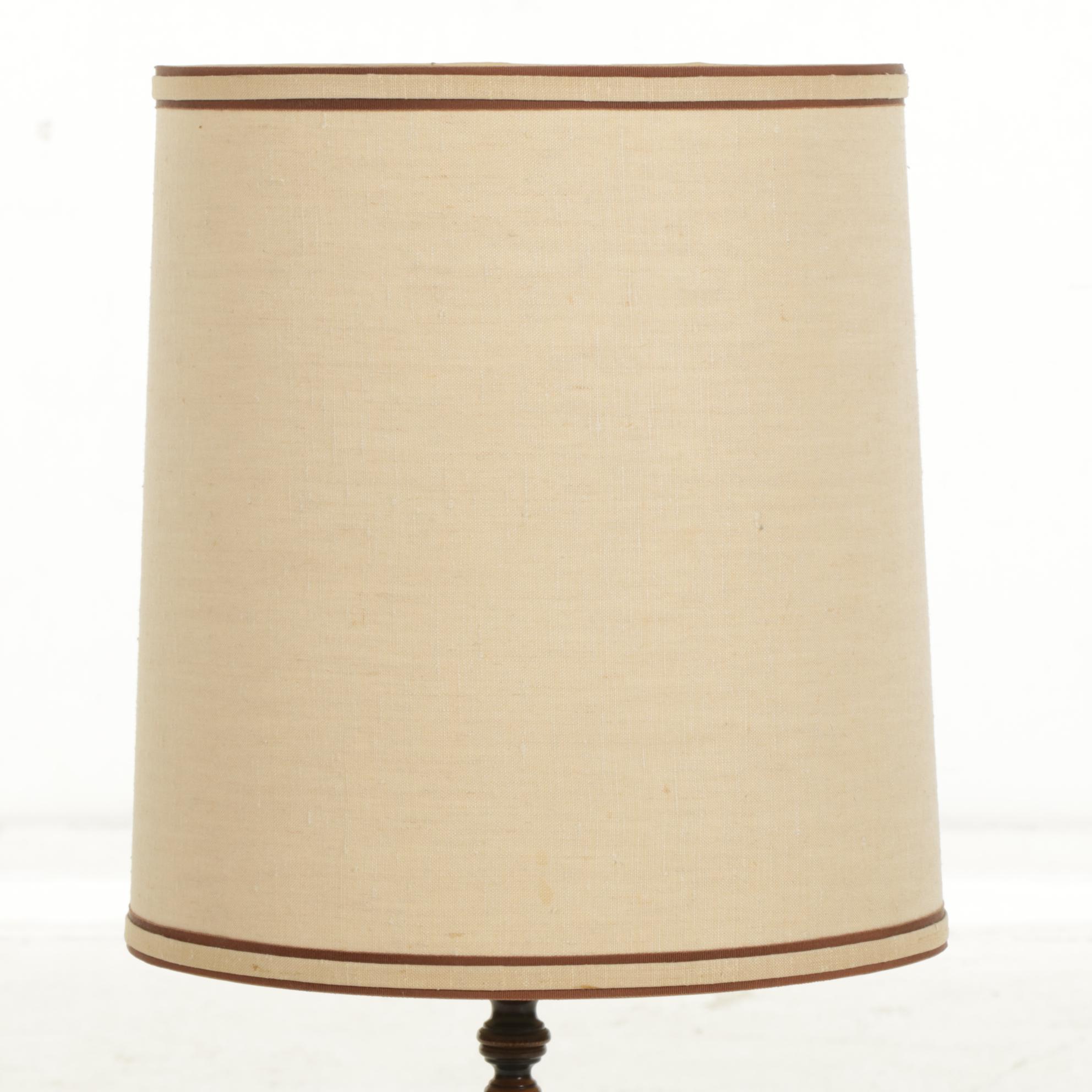 Wooden Coffee Grinder Table Lamp