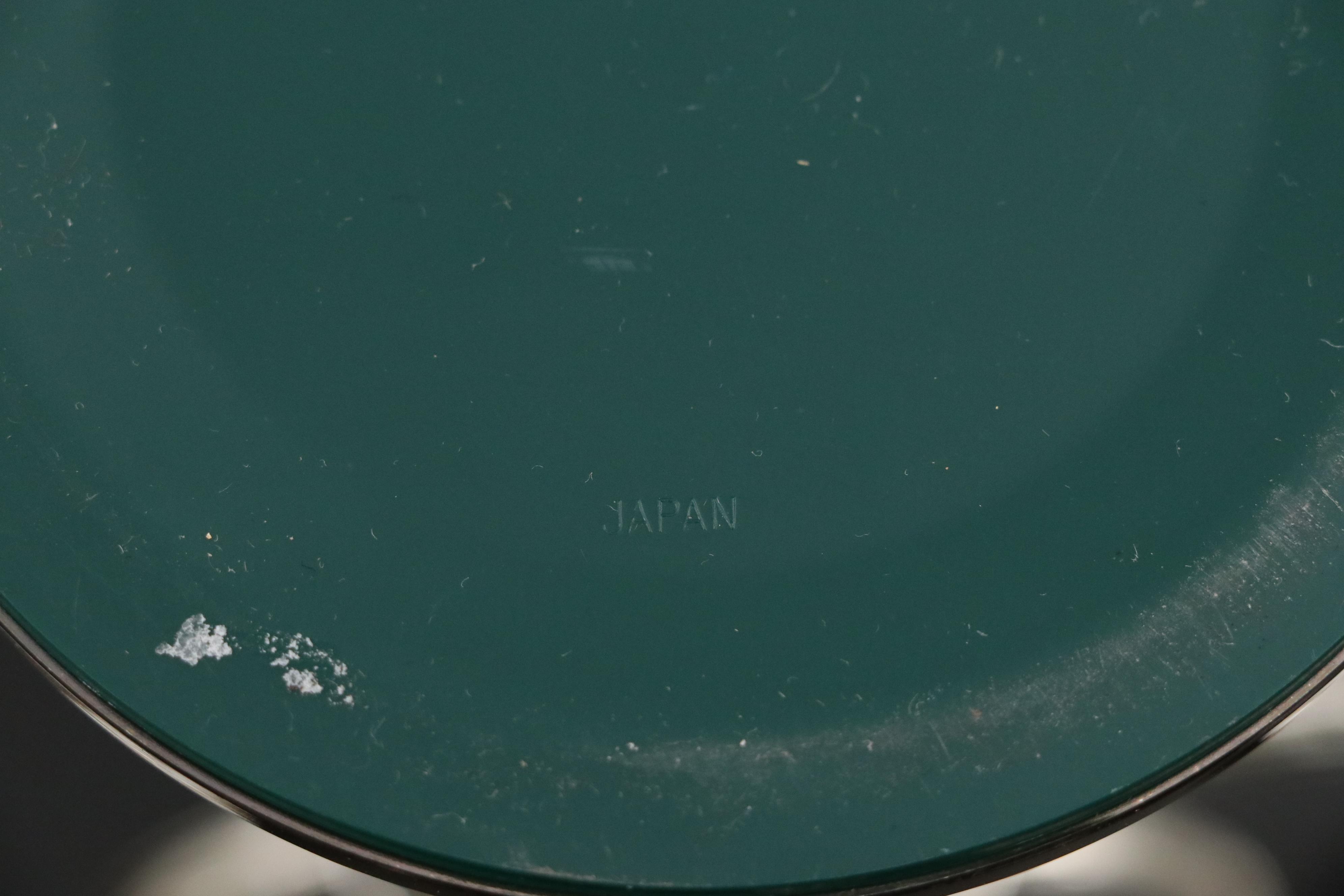 Silver Tone Metal Three-Light Candelabra with Coffee Carafe and Serving Trays