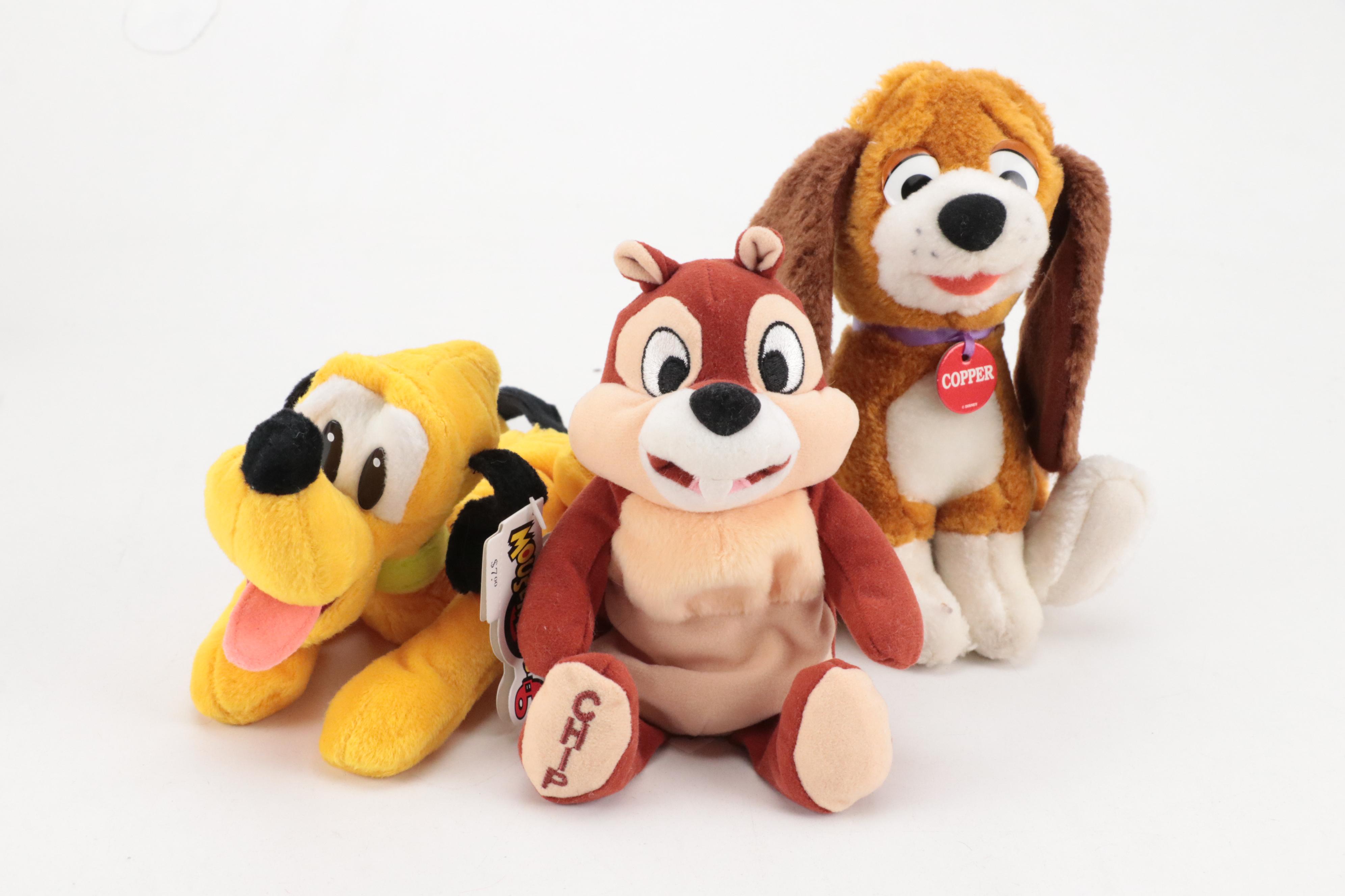 Winnie-the-Pooh with Disney, Boyds' Bears, Tonka and Other Mini Stuffed Animals