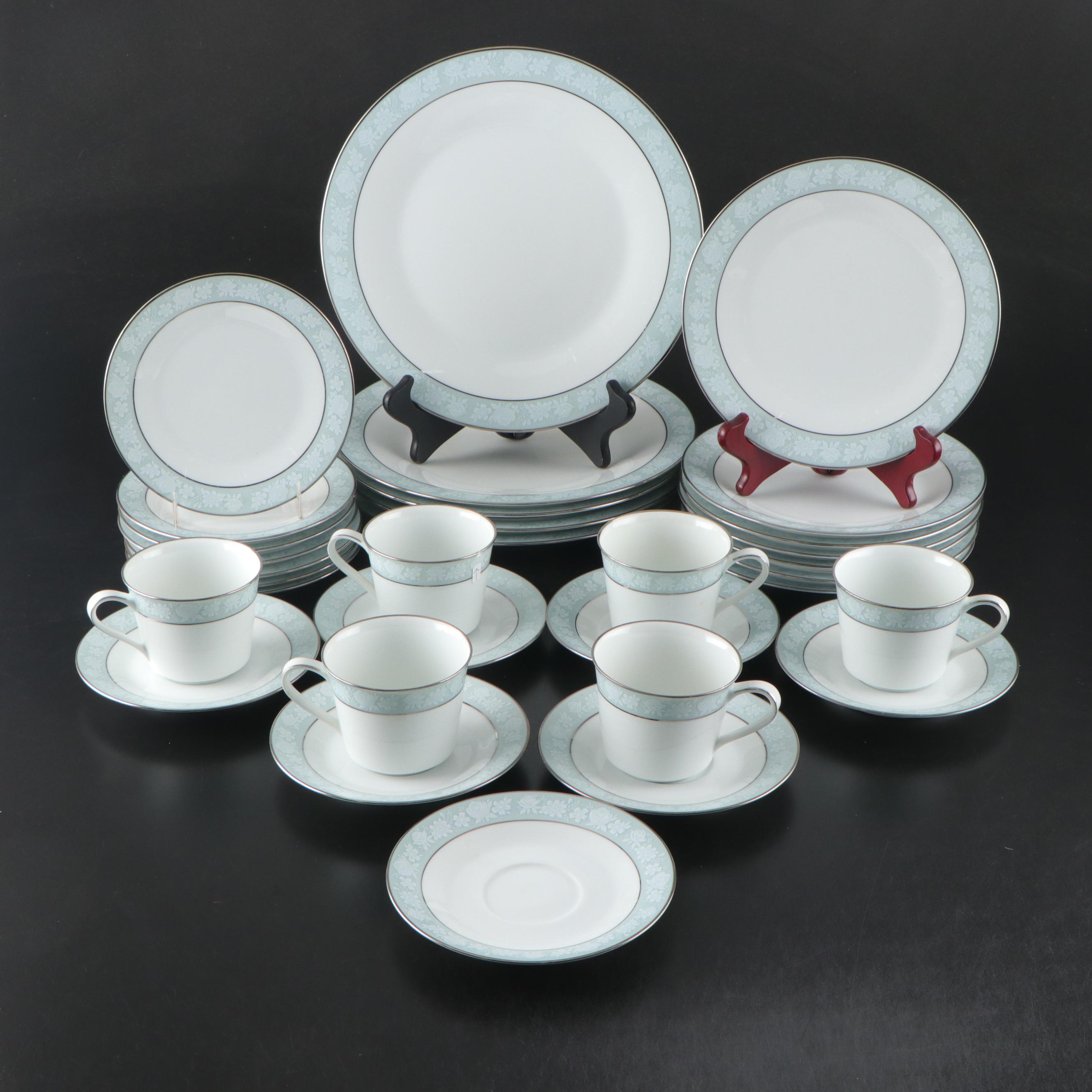 Noritake "Lamita" Fine China Dinnerware Set with Platinum Trim, 1967–1978