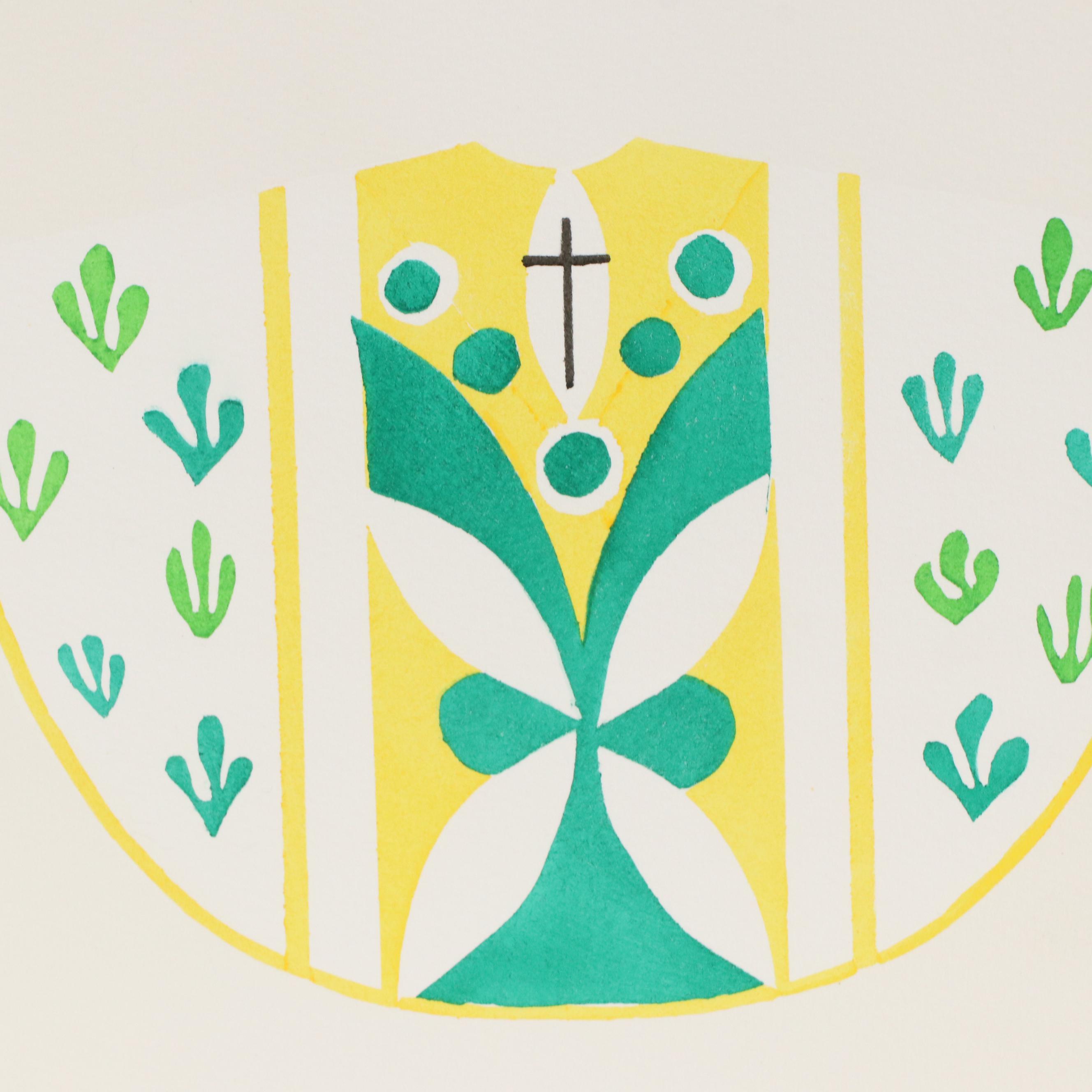 Lithographs After Matisse of Maquettes for Liturgical Vestments, 2003