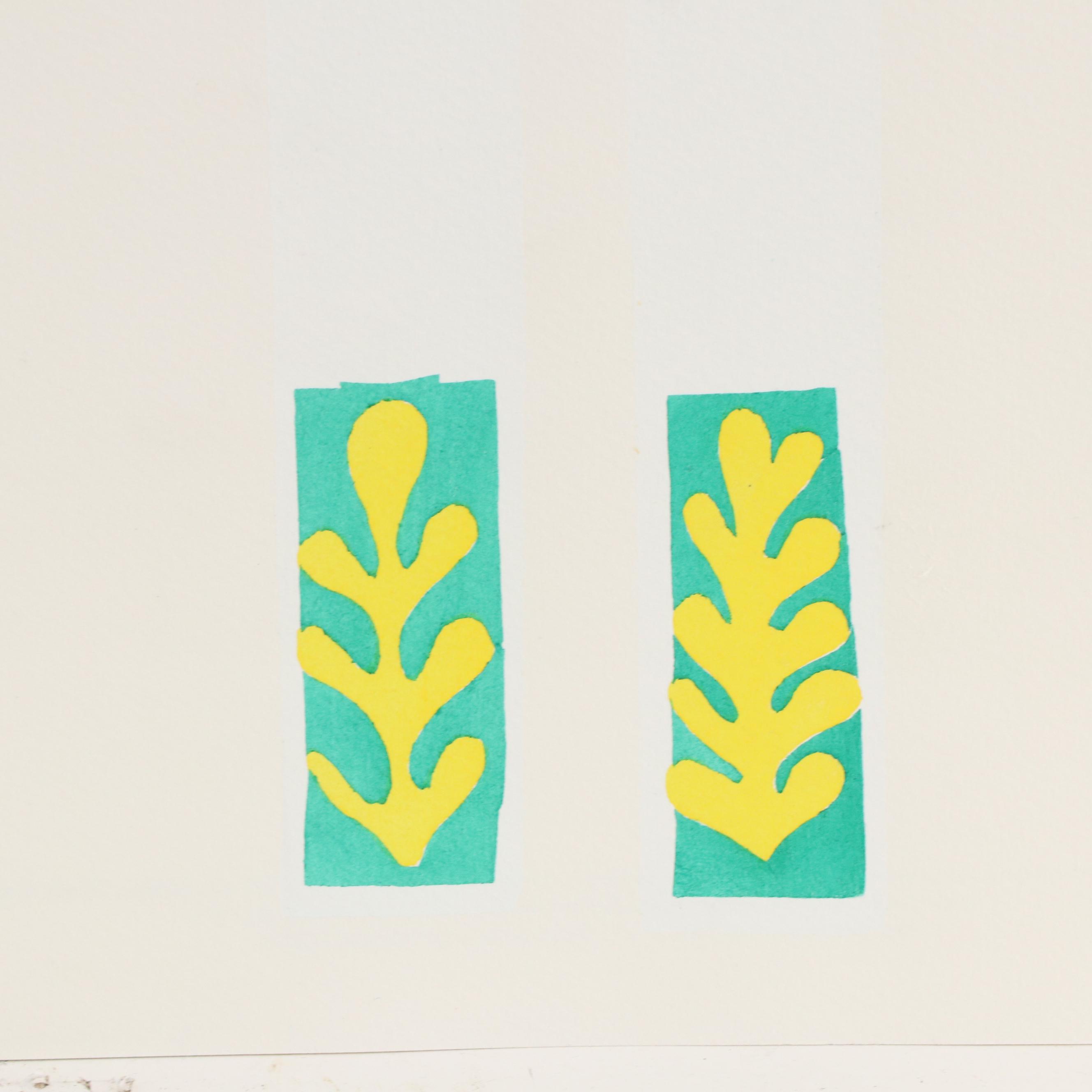Lithographs After Matisse of Maquettes for Liturgical Vestments, 2003