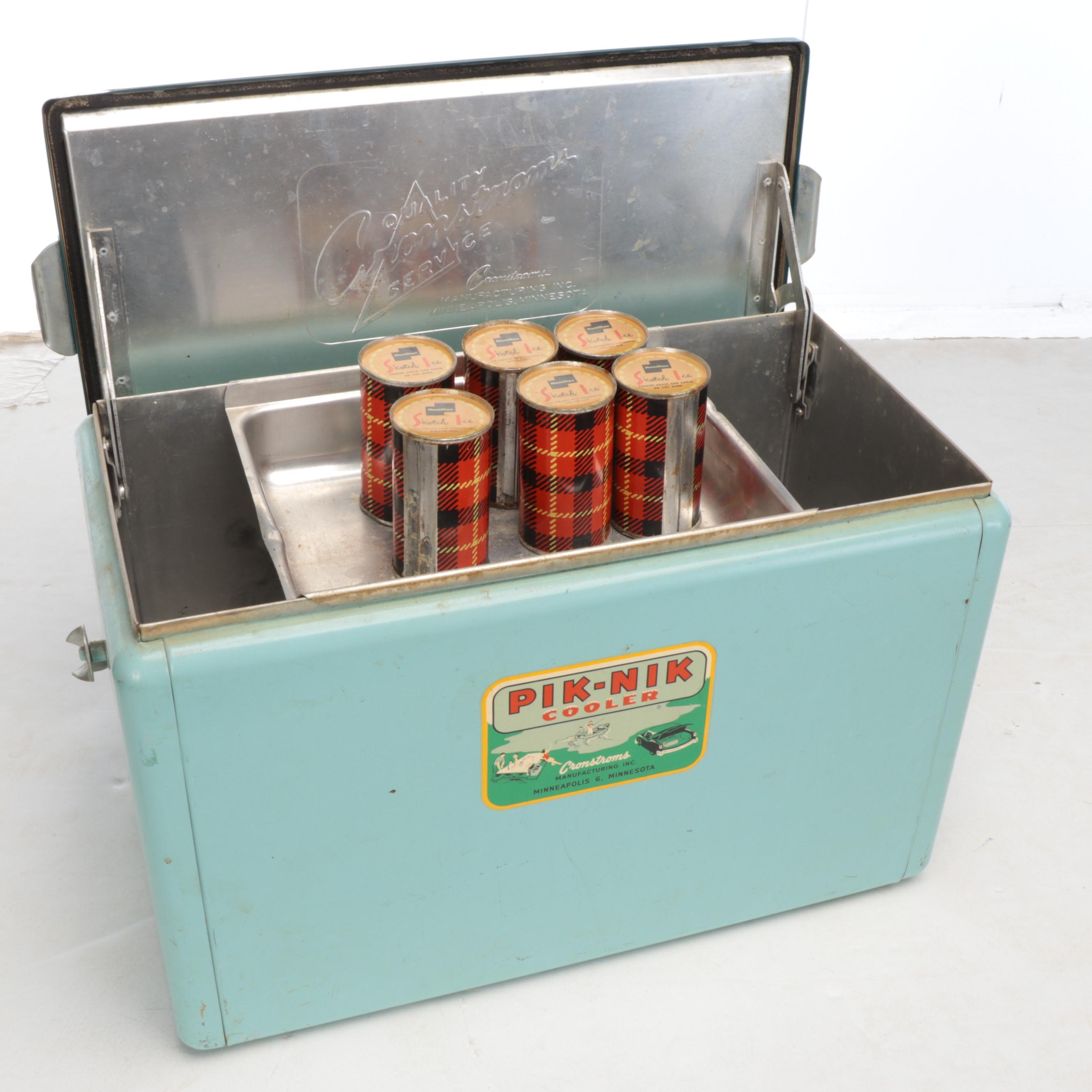 Quality Cronstroms Service Metal Cooler with Portable Fans