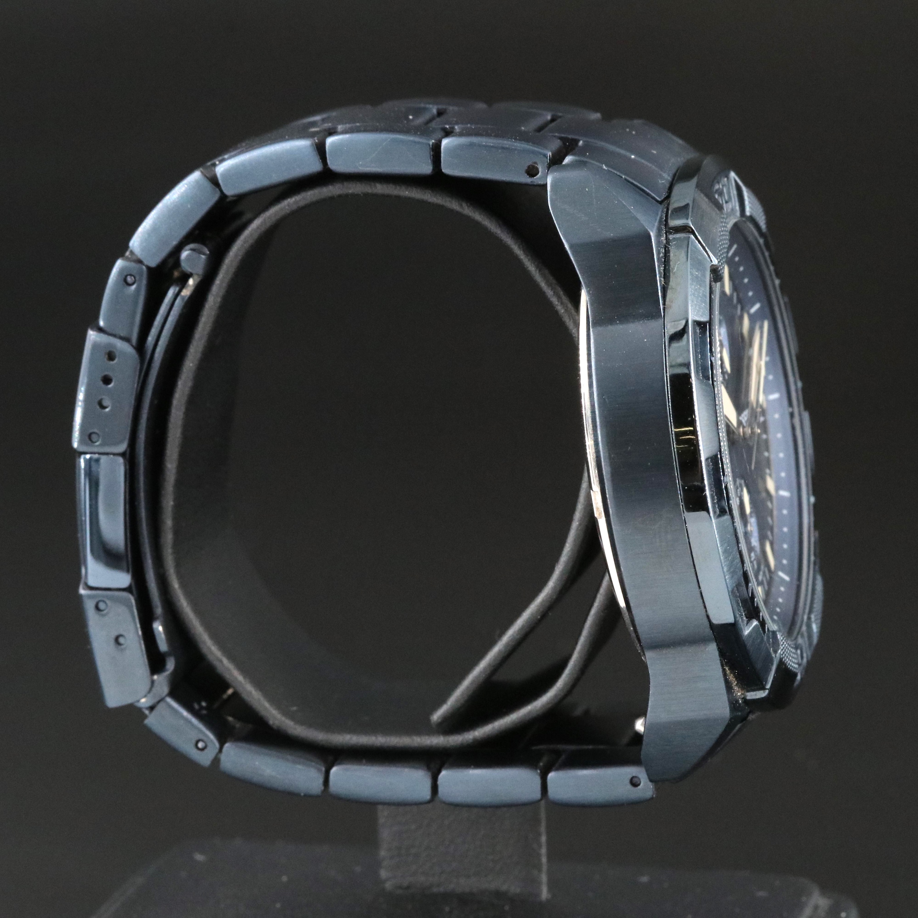 Fossil Bronson Blue Stainless Steel Quartz Watch