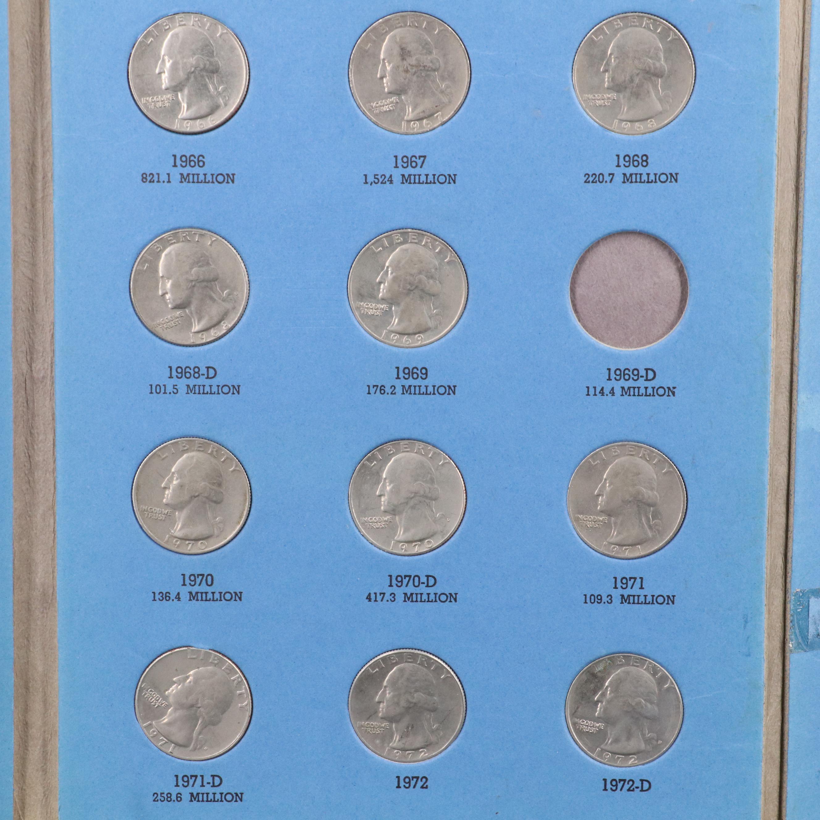 Collection of U.S Silver Coins with a 1934-D Peace Dollar