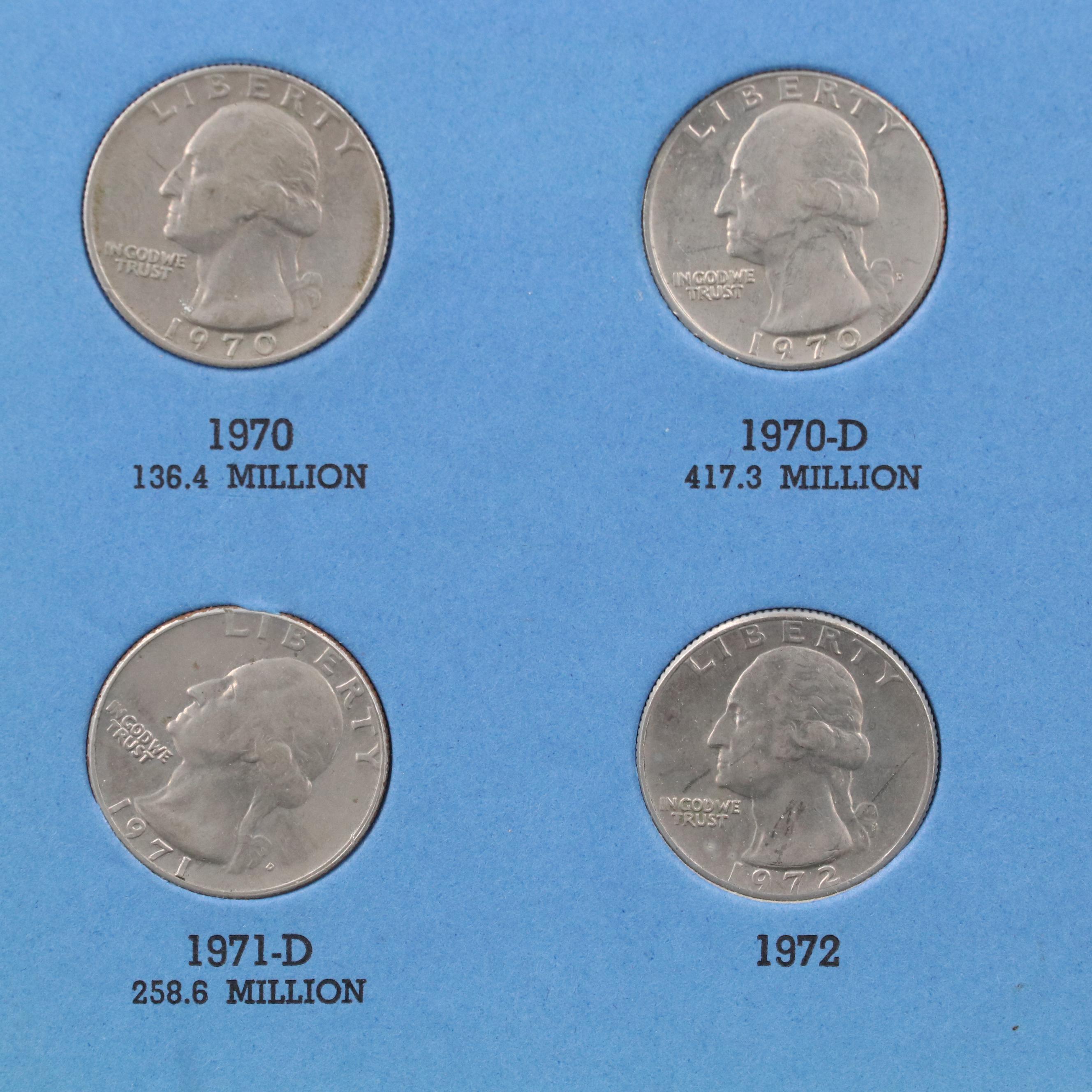 Collection of U.S Silver Coins with a 1934-D Peace Dollar
