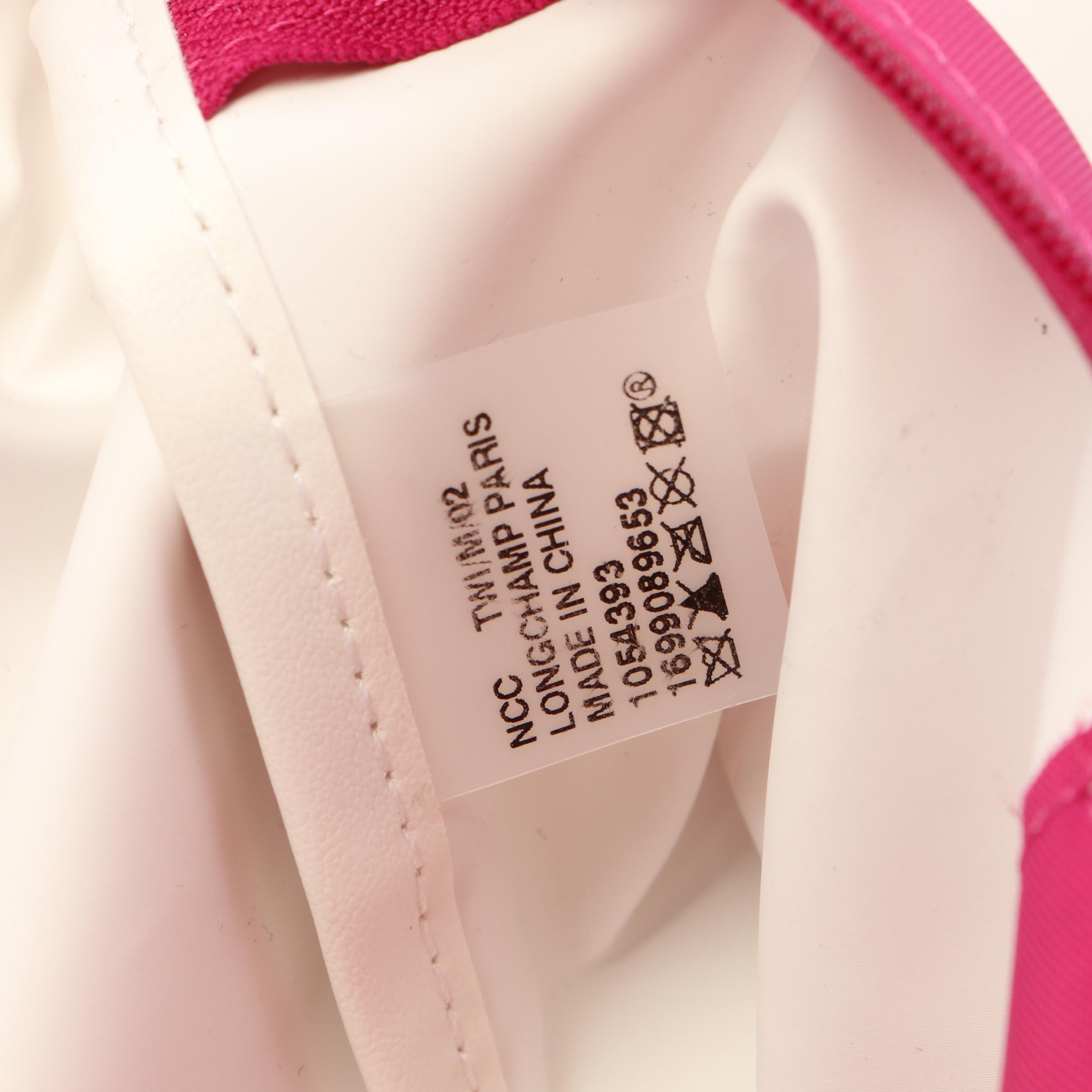 Longchamp Le Pliage Fuchsia Nylon Canvas Backpack