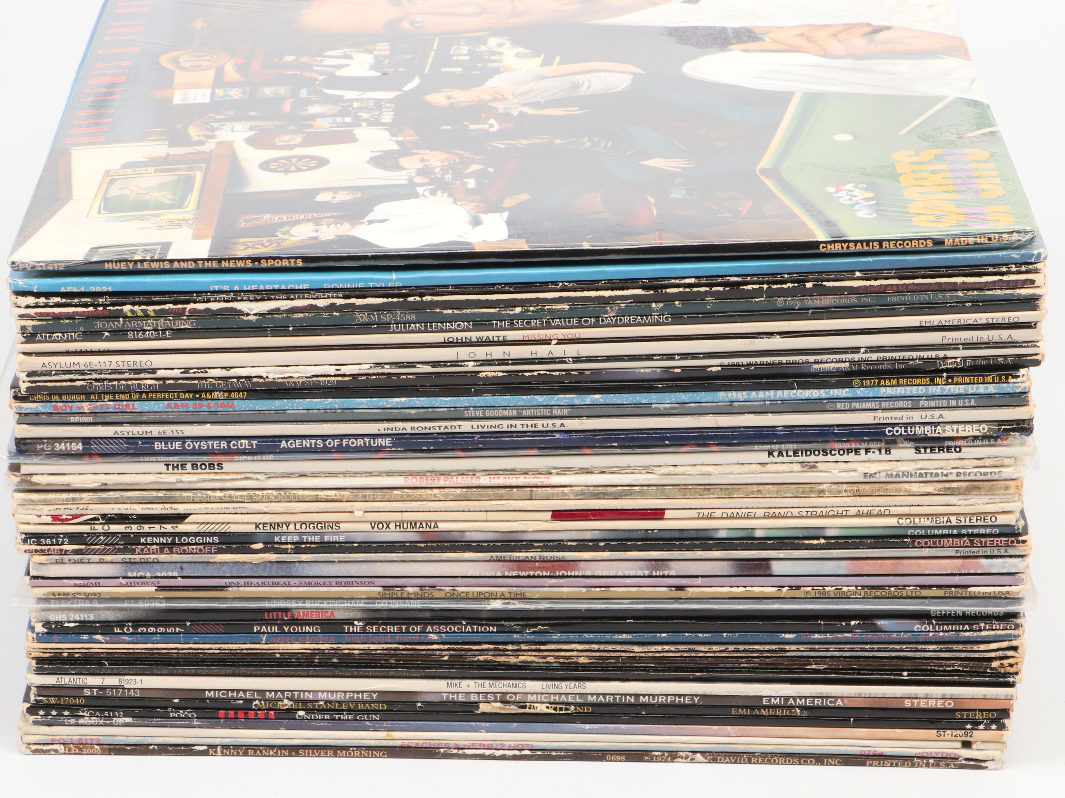 Huey Lewis & The News, Kenny Loggins, Blue Oyster Cult, and More Vinyl Records