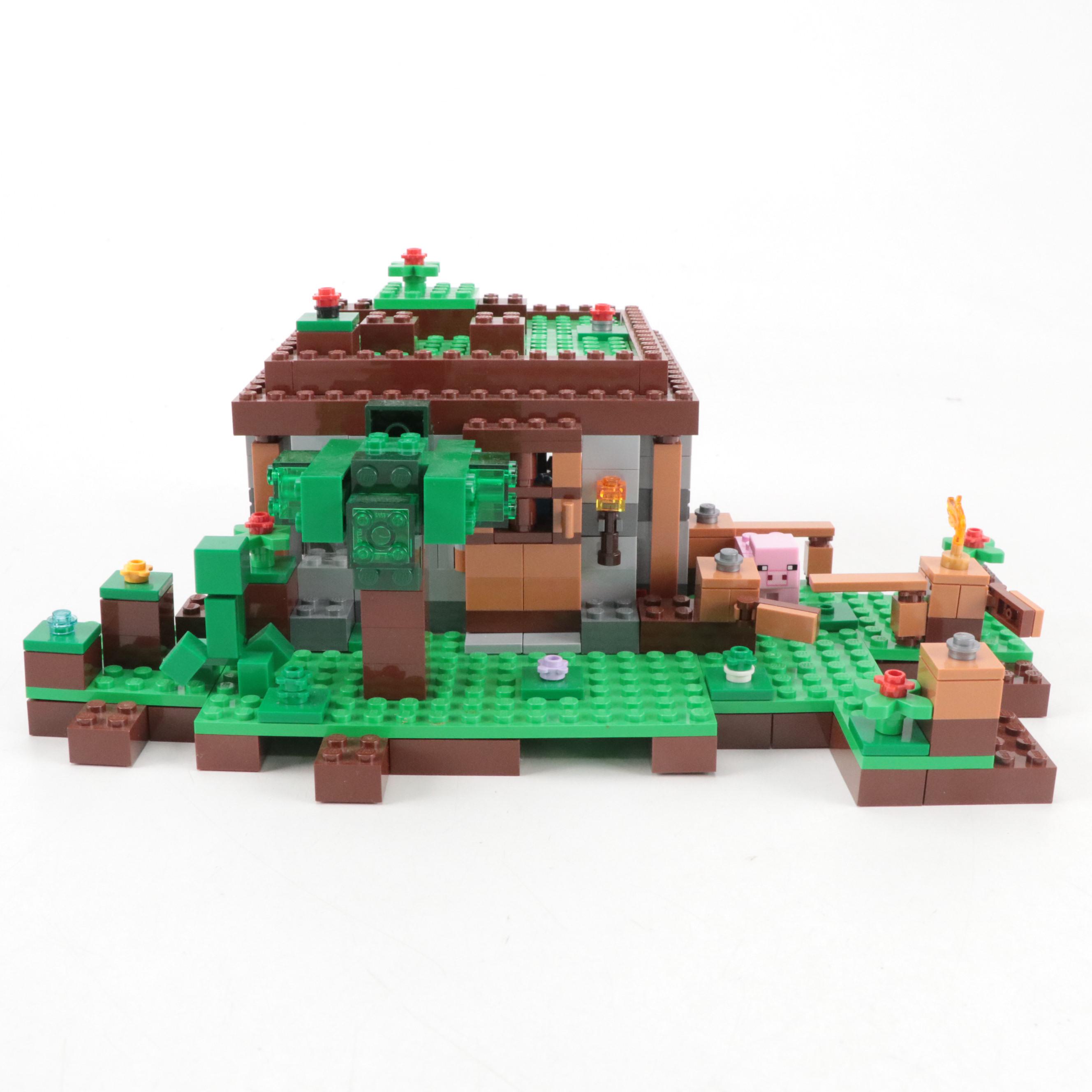 LEGO Architecture Farnsworth House with Nanoblock Statue of Liberty Set