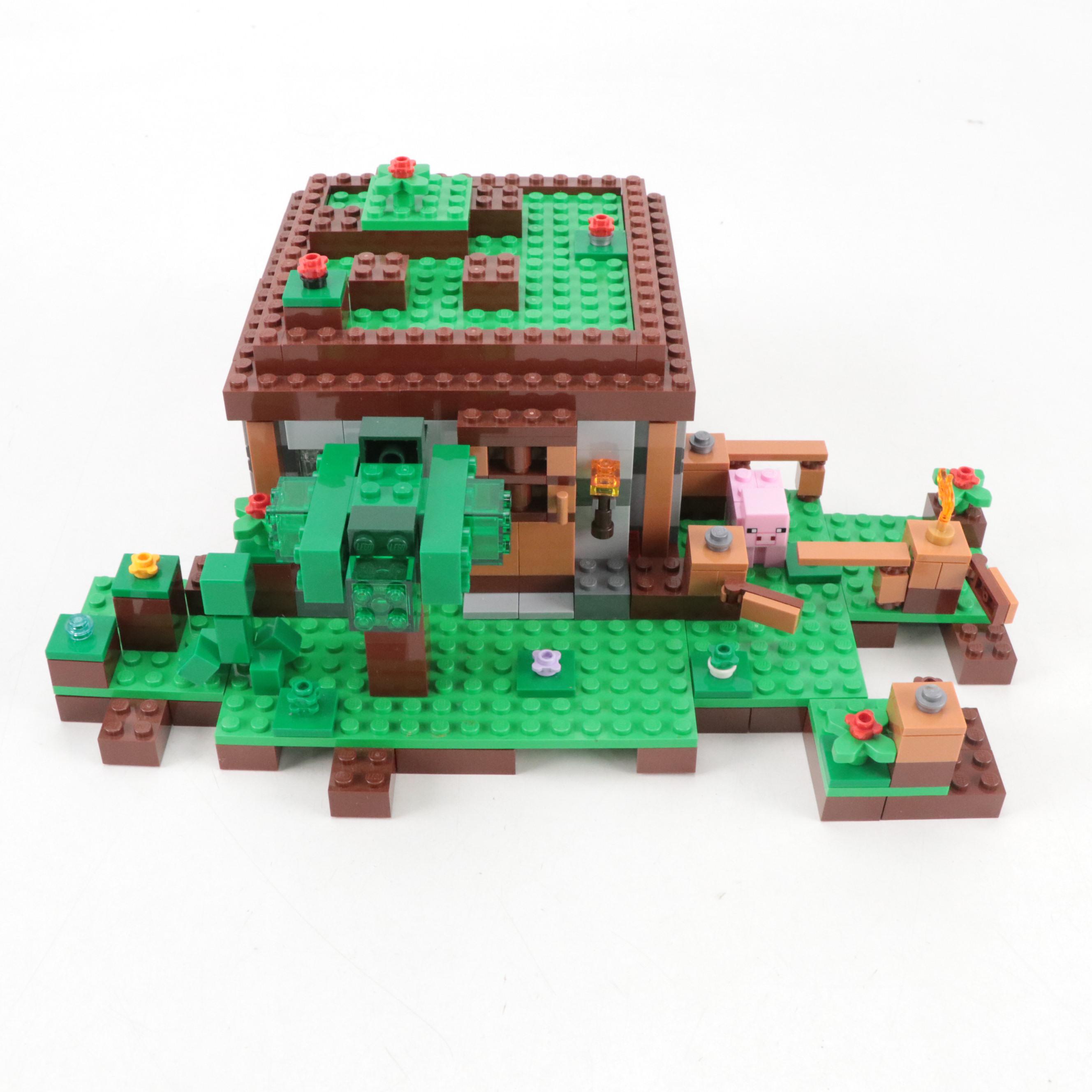 LEGO Architecture Farnsworth House with Nanoblock Statue of Liberty Set