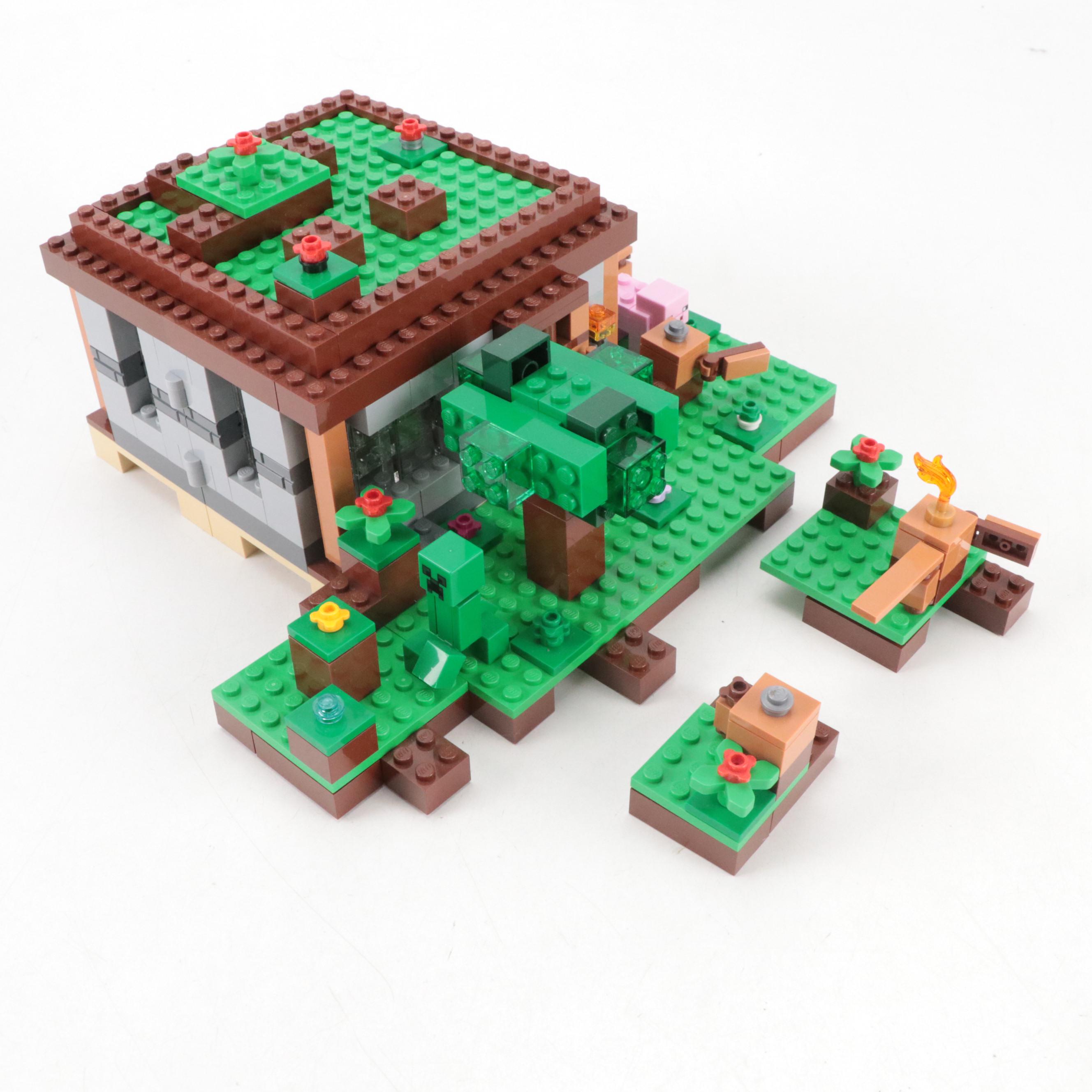 LEGO Architecture Farnsworth House with Nanoblock Statue of Liberty Set