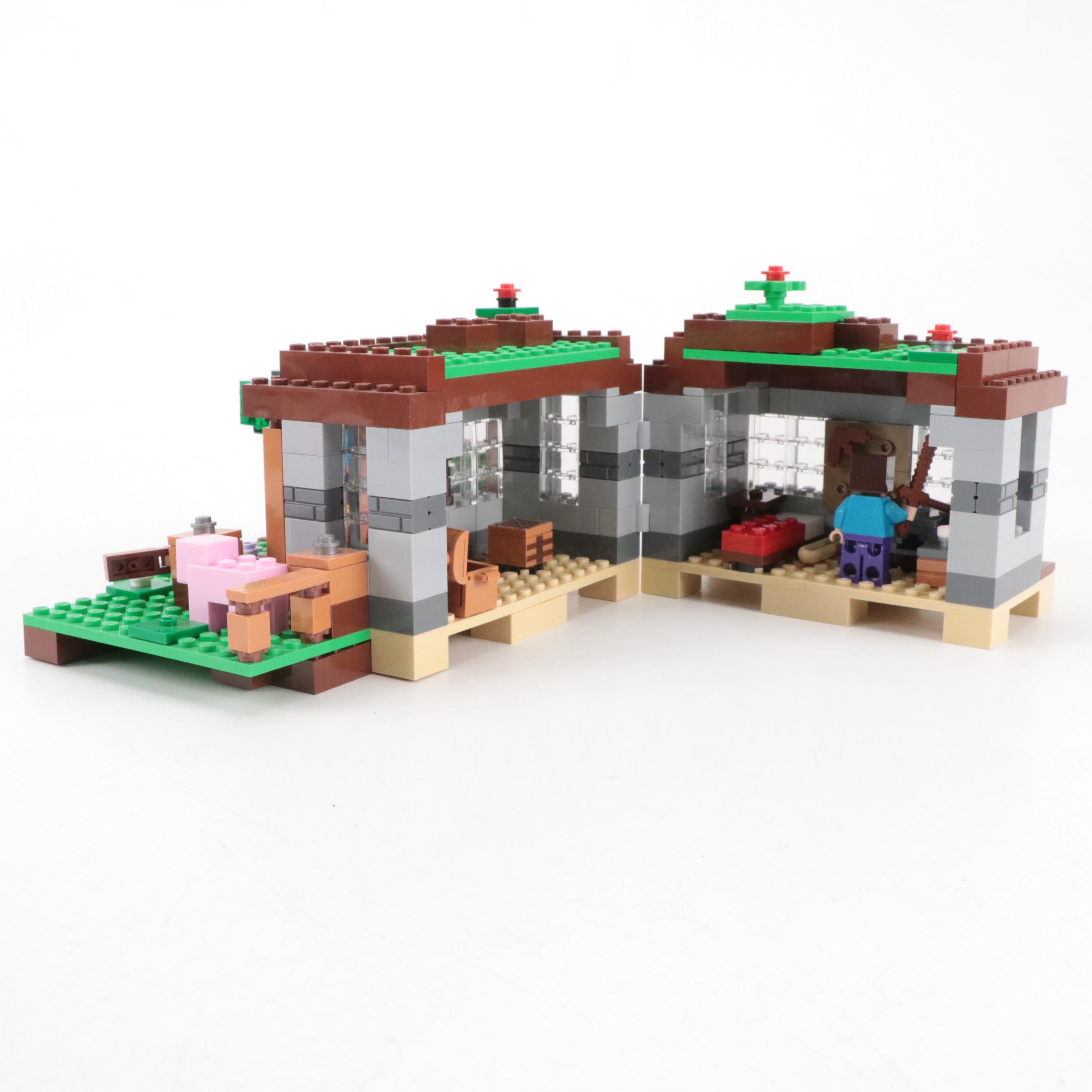 LEGO Architecture Farnsworth House with Nanoblock Statue of Liberty Set