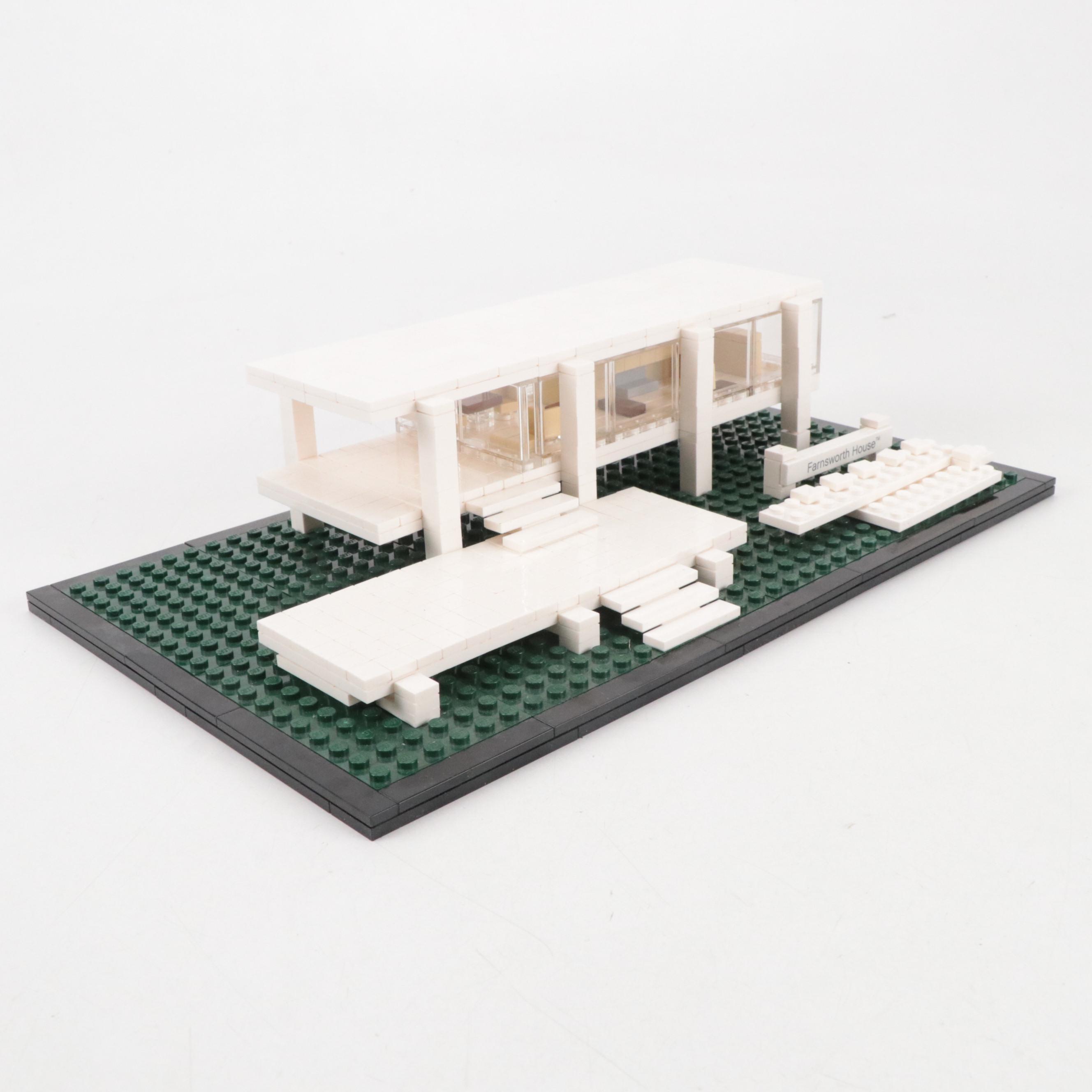 LEGO Architecture Farnsworth House with Nanoblock Statue of Liberty Set