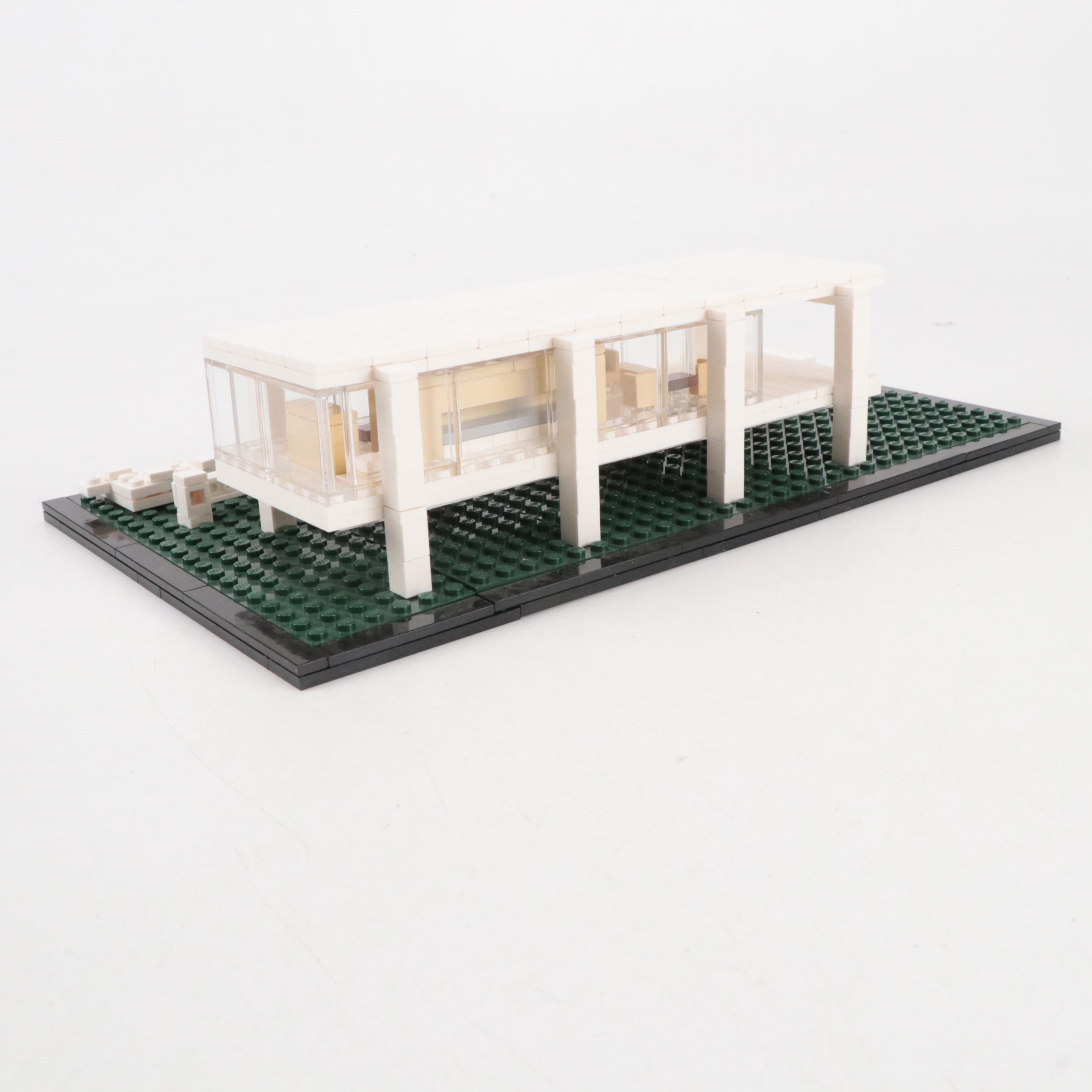 LEGO Architecture Farnsworth House with Nanoblock Statue of Liberty Set