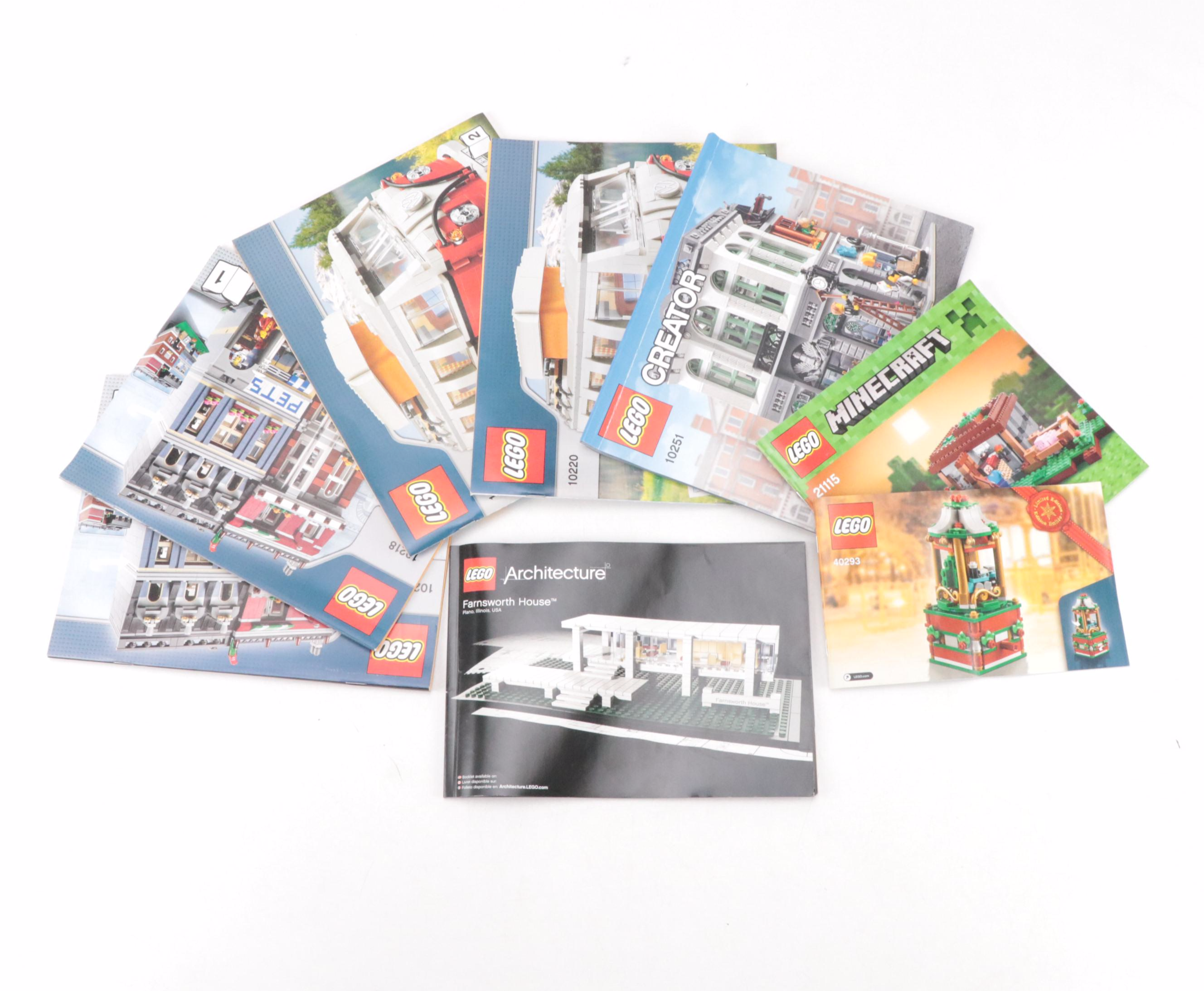 LEGO Architecture Farnsworth House with Nanoblock Statue of Liberty Set