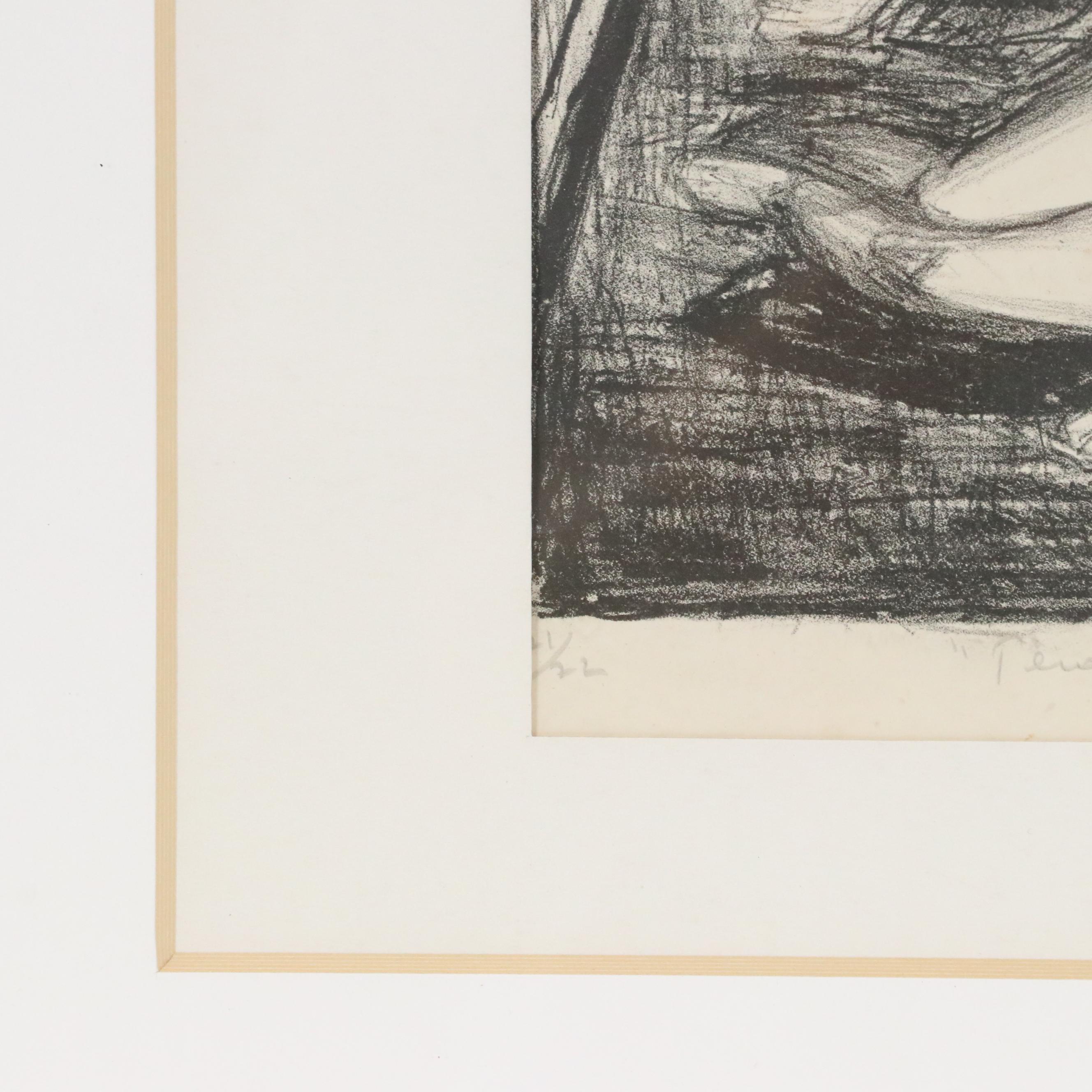 Thomas Brownell Eldred Lithograph "Temptation of St. Anthony"