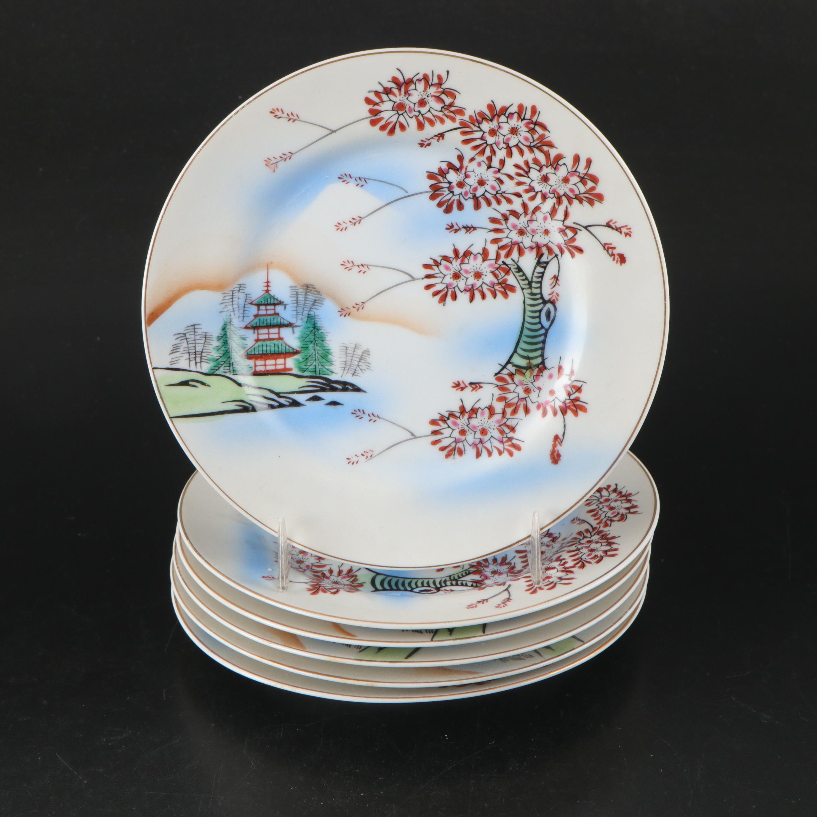 Japanese Izumi Porcelain Tea Set, Mid to Late 20th Century