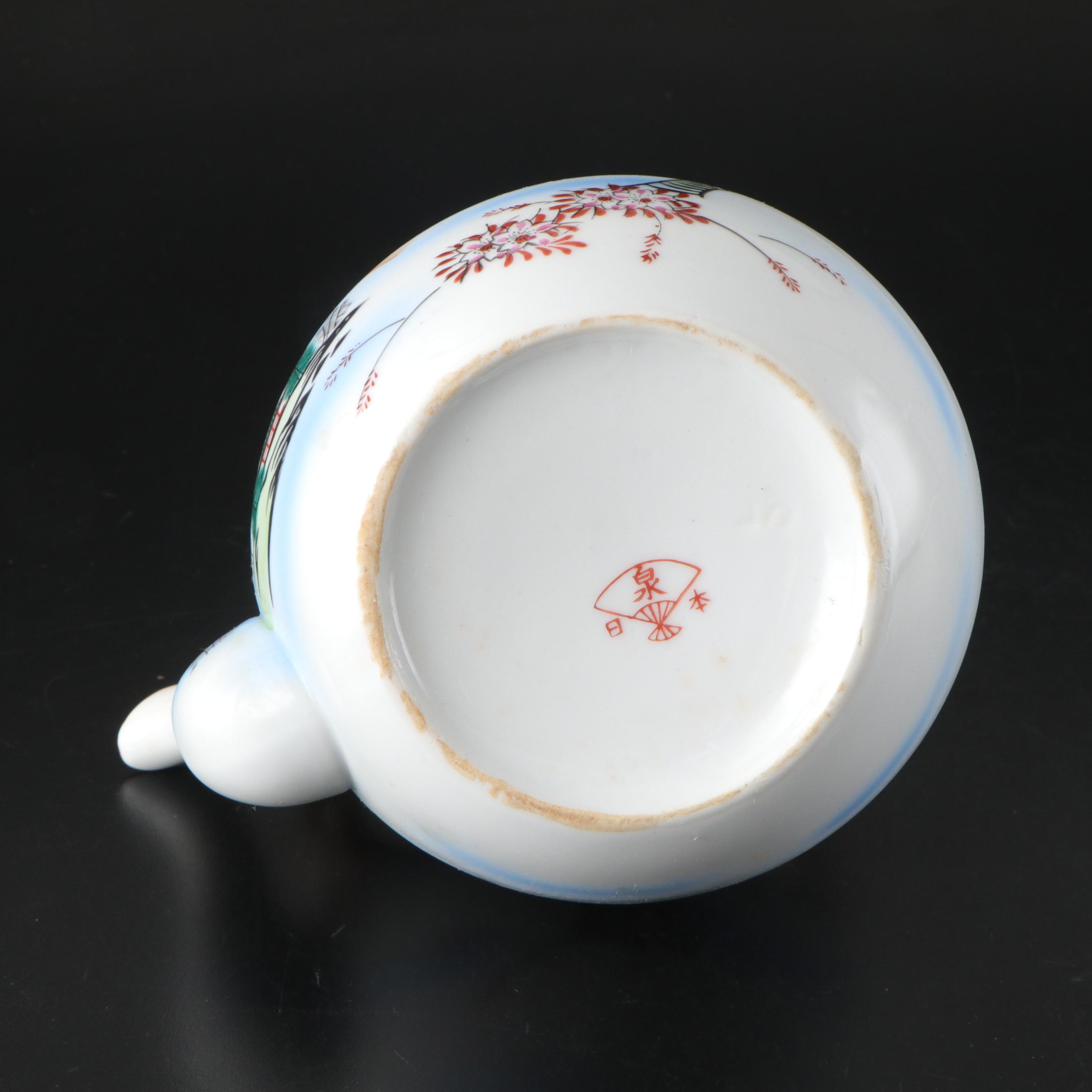 Japanese Izumi Porcelain Tea Set, Mid to Late 20th Century
