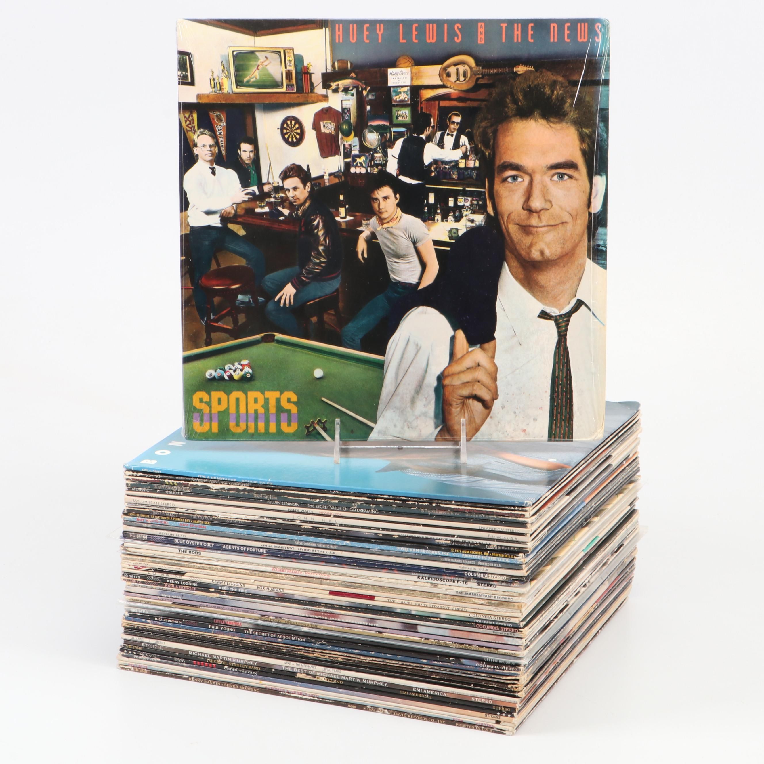 Huey Lewis & The News, Kenny Loggins, Blue Oyster Cult, and More Vinyl Records