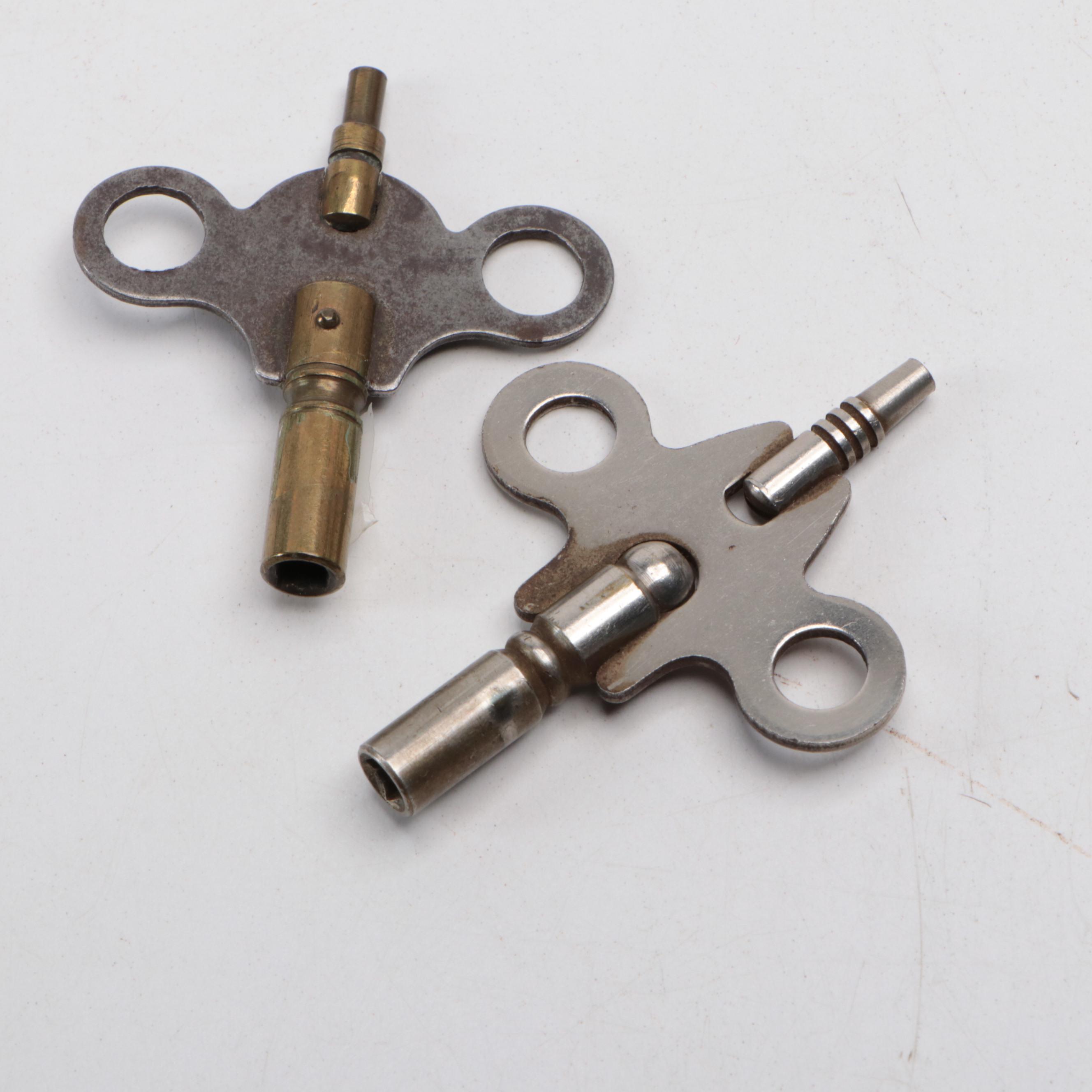 French Japy Frères Brass and Glass Mantel Clock with Mercury Pendulum