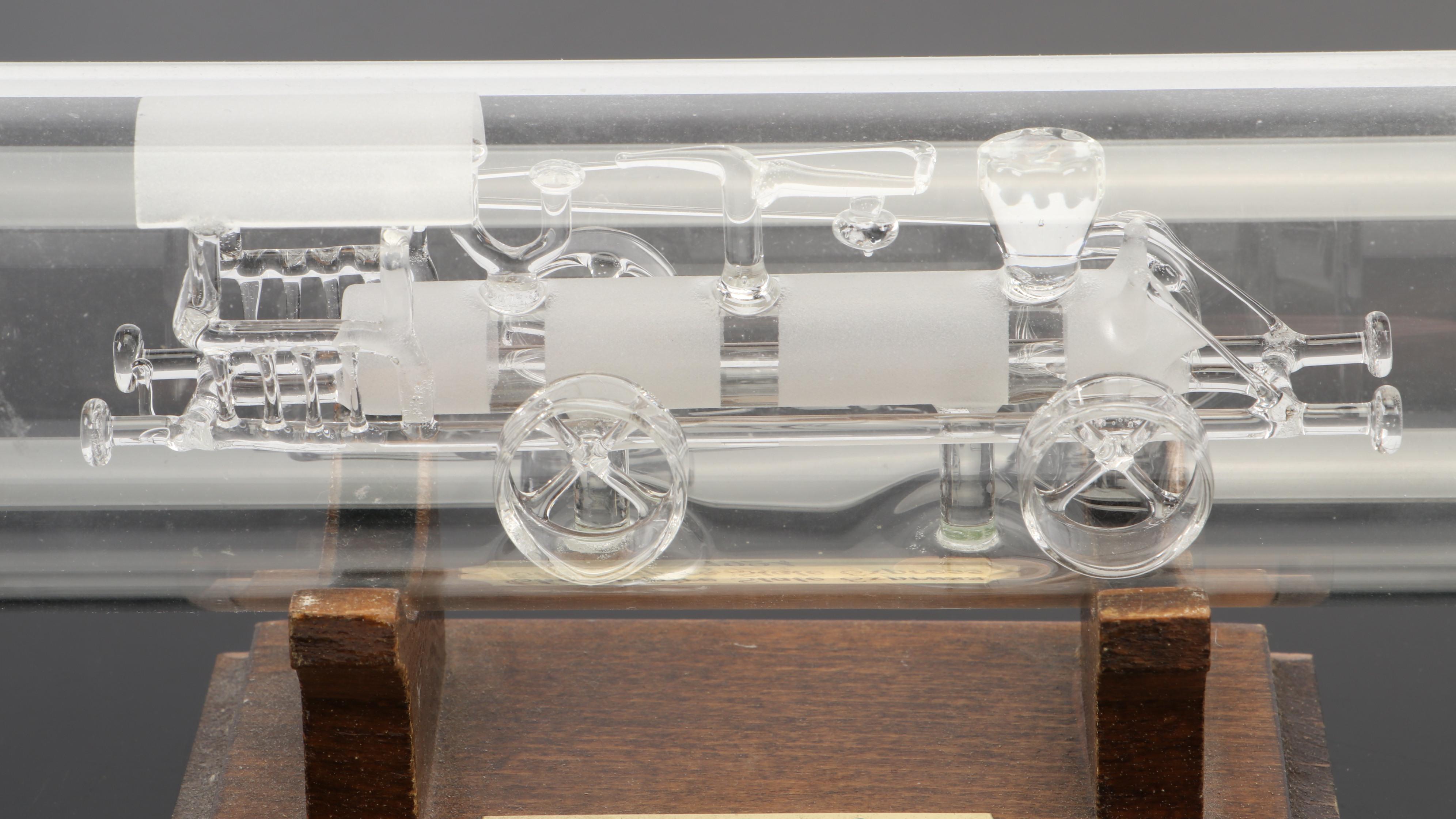 Franklin Mint Diecast Model T Ford and Daimler Reitwagen Models in Display Cases