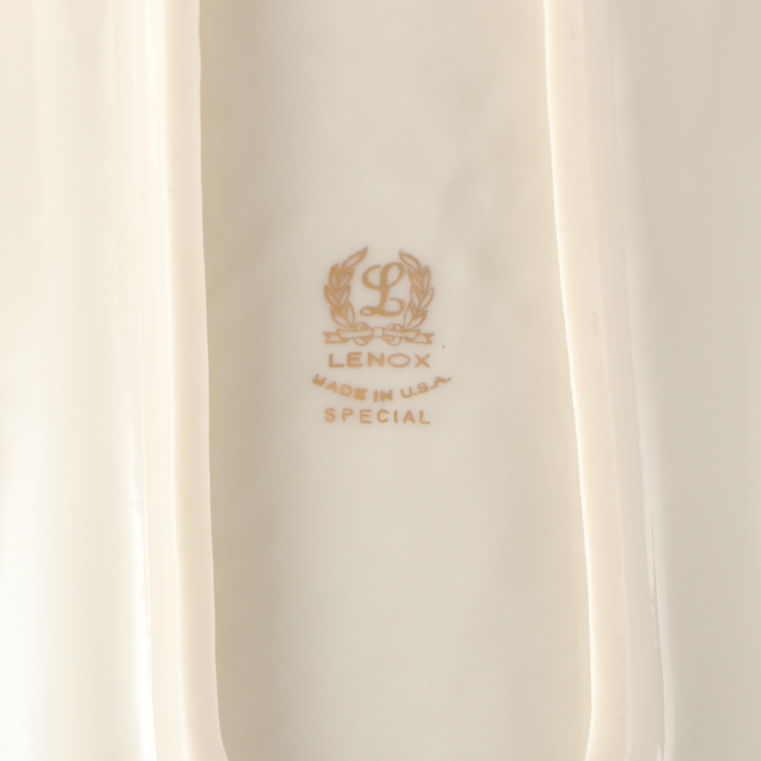 Lenox "Rosebud Collection" Porcelain Vase with More Table Accessories