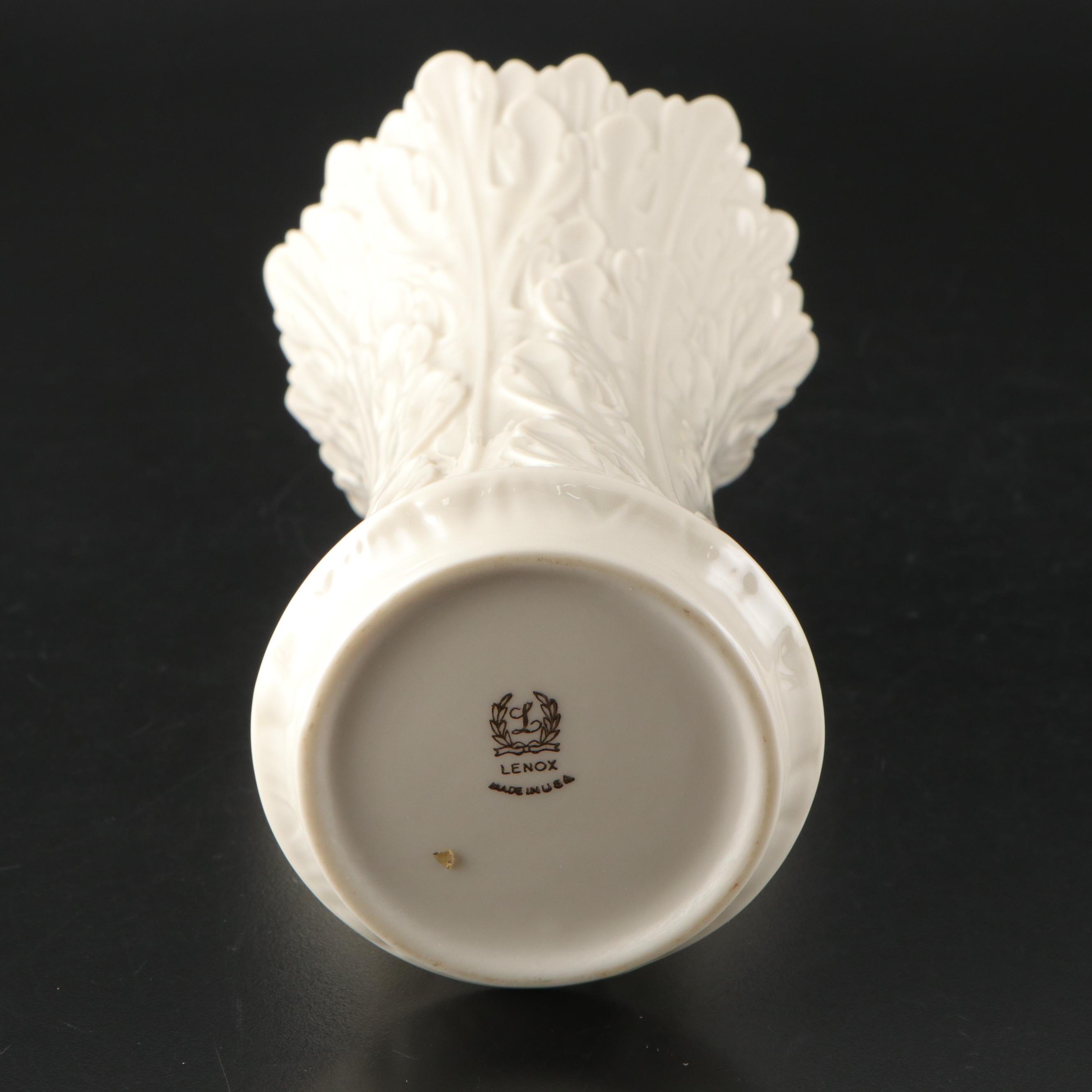 Lenox "Rosebud Collection" Porcelain Vase with More Table Accessories