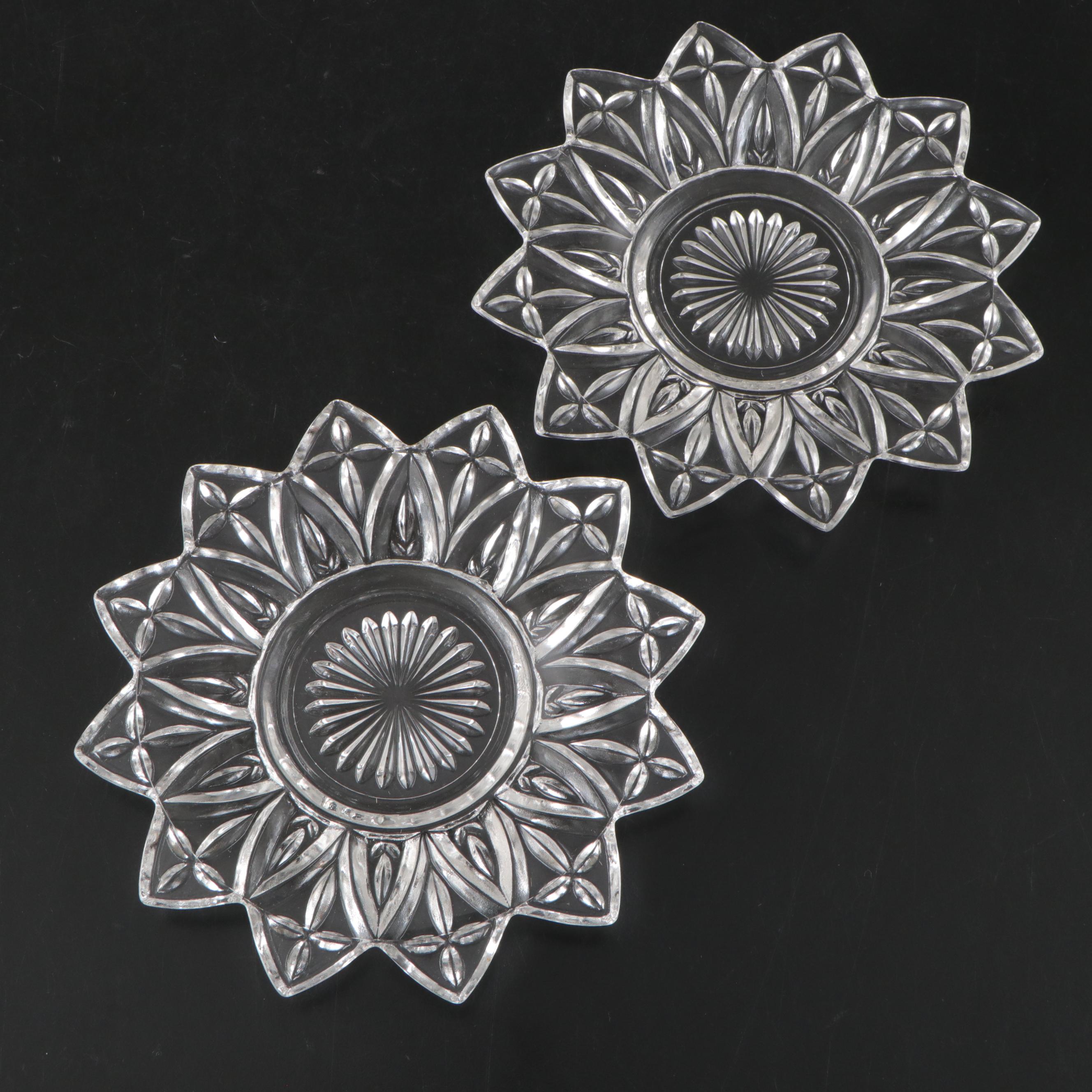 Westmoreland "Roselin" Glass Bowl with More Pressed and Etched Glass Table Décor